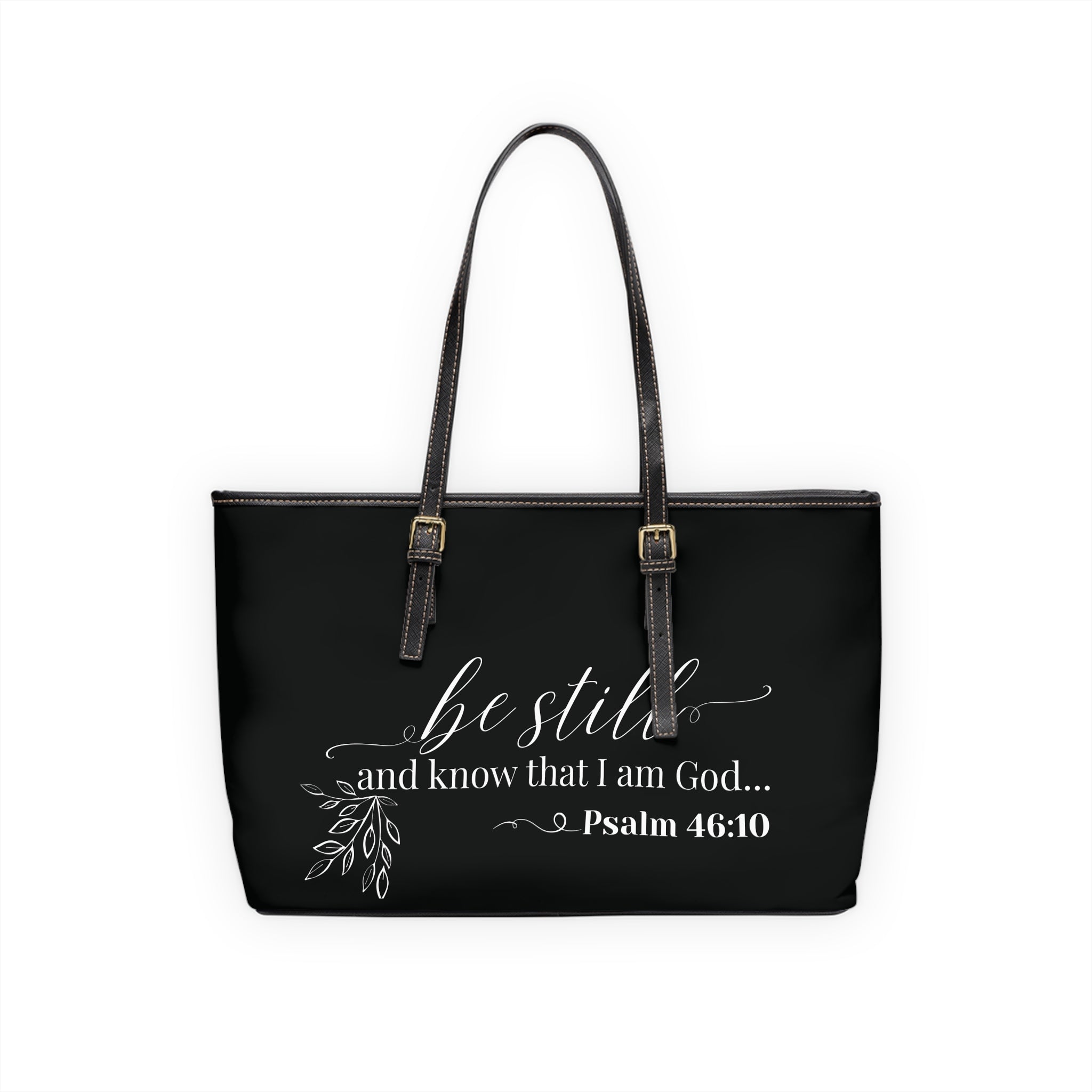 Stillness & Strength Handbag - PU Leather Shoulder Bag