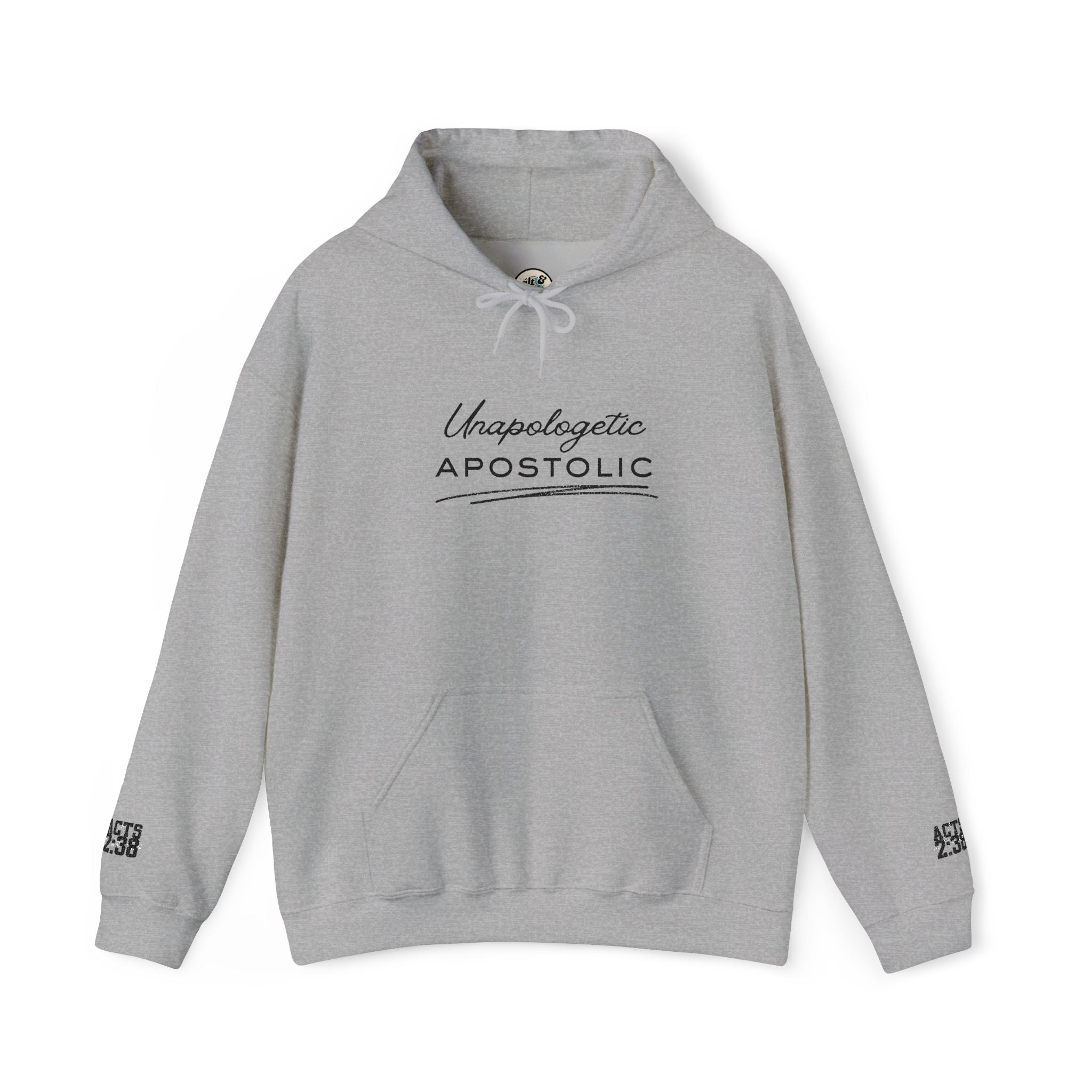 Unapologetic Apostolic Embroidered Unisex Heavy Blend™ Hooded Sweatshirt, Religious Gifts, Christian Apparel, Christmas Gifts, Gifts for Her, Gifts for Him, Gifts for Teenagers, Birthday Gifts