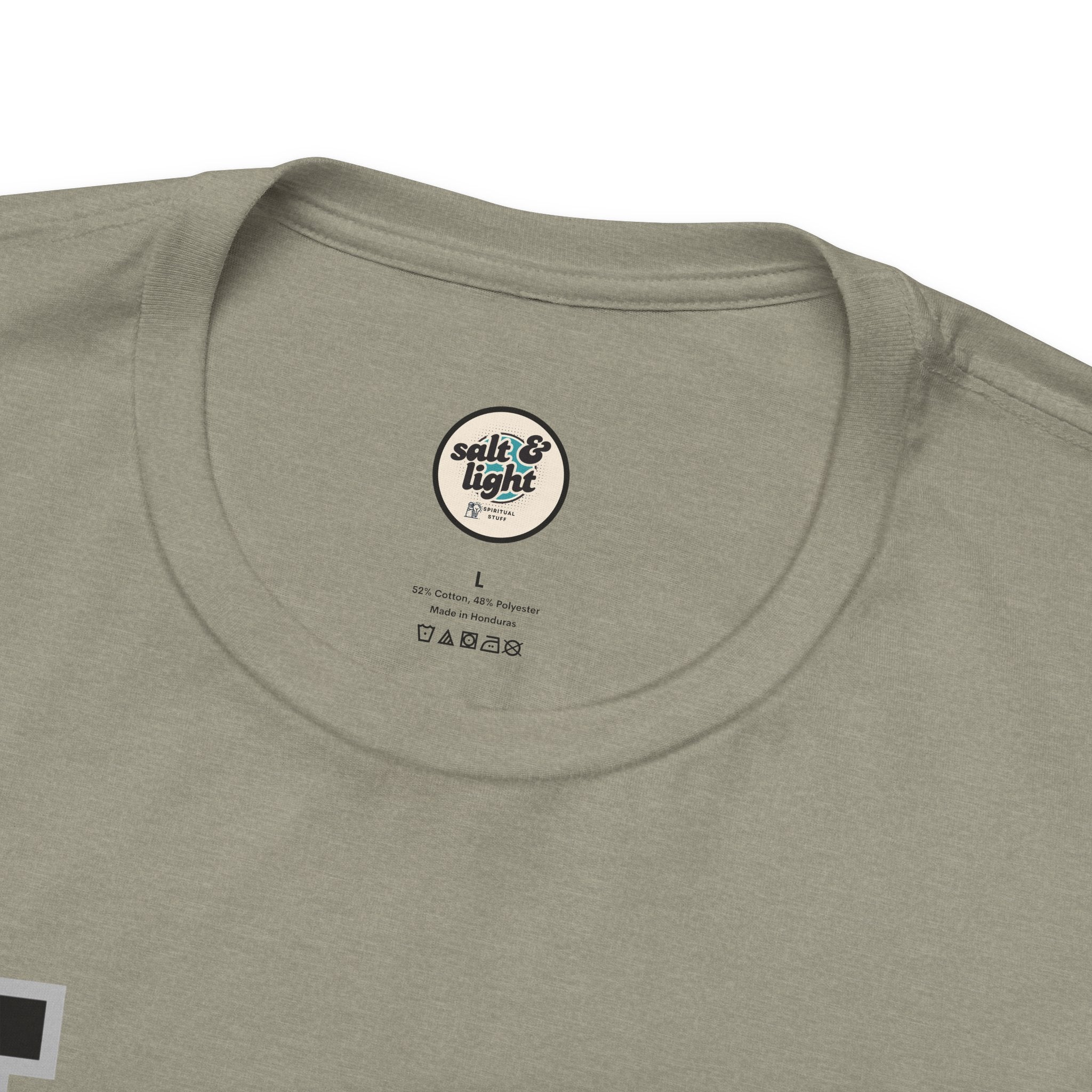 Be of Good Cheer John 16:33 Tee | Perfect for Gift, Casual Wear, Christian Clothing, Gifts for Ministry, Christmas Gifts, Birthday Gifts, Gifts for Her, Gifts for Friends