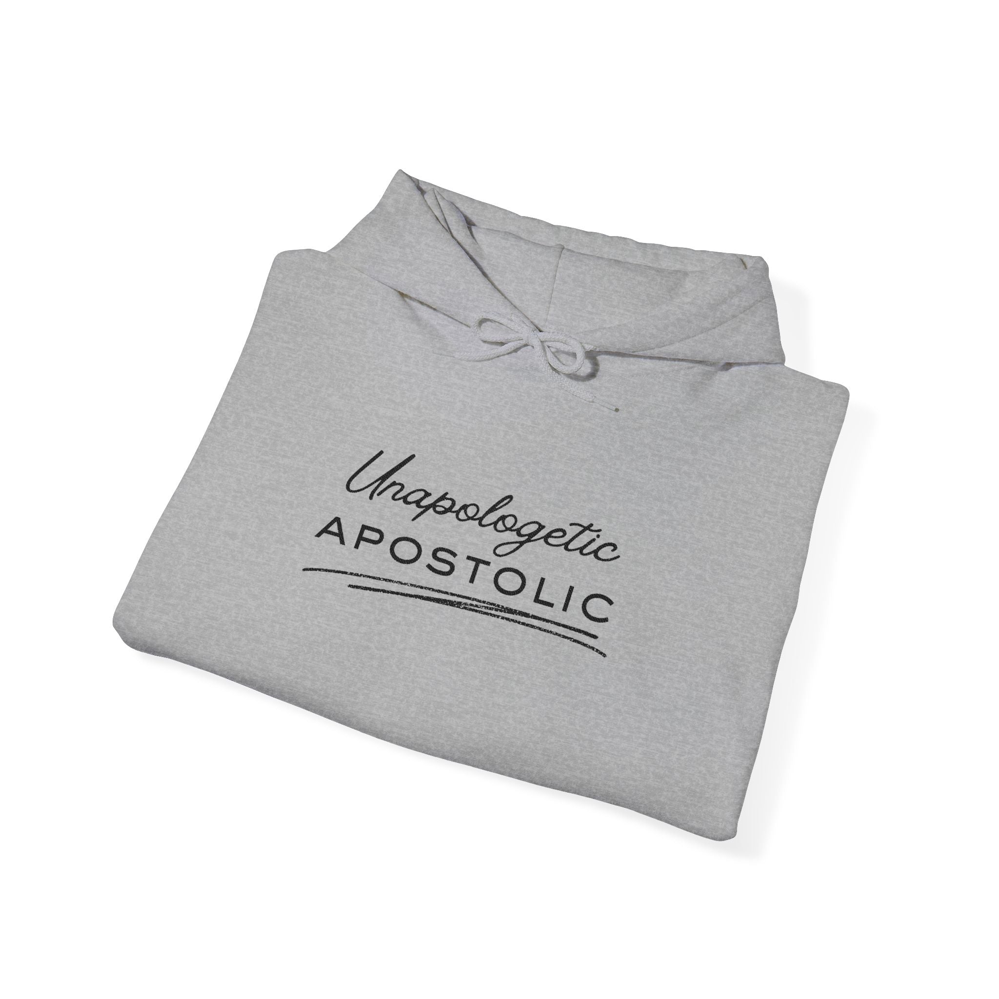 Unapologetic Apostolic Embroidered Unisex Heavy Blend™ Hooded Sweatshirt, Religious Gifts, Christian Apparel, Christmas Gifts, Gifts for Her, Gifts for Him, Gifts for Teenagers, Birthday Gifts
