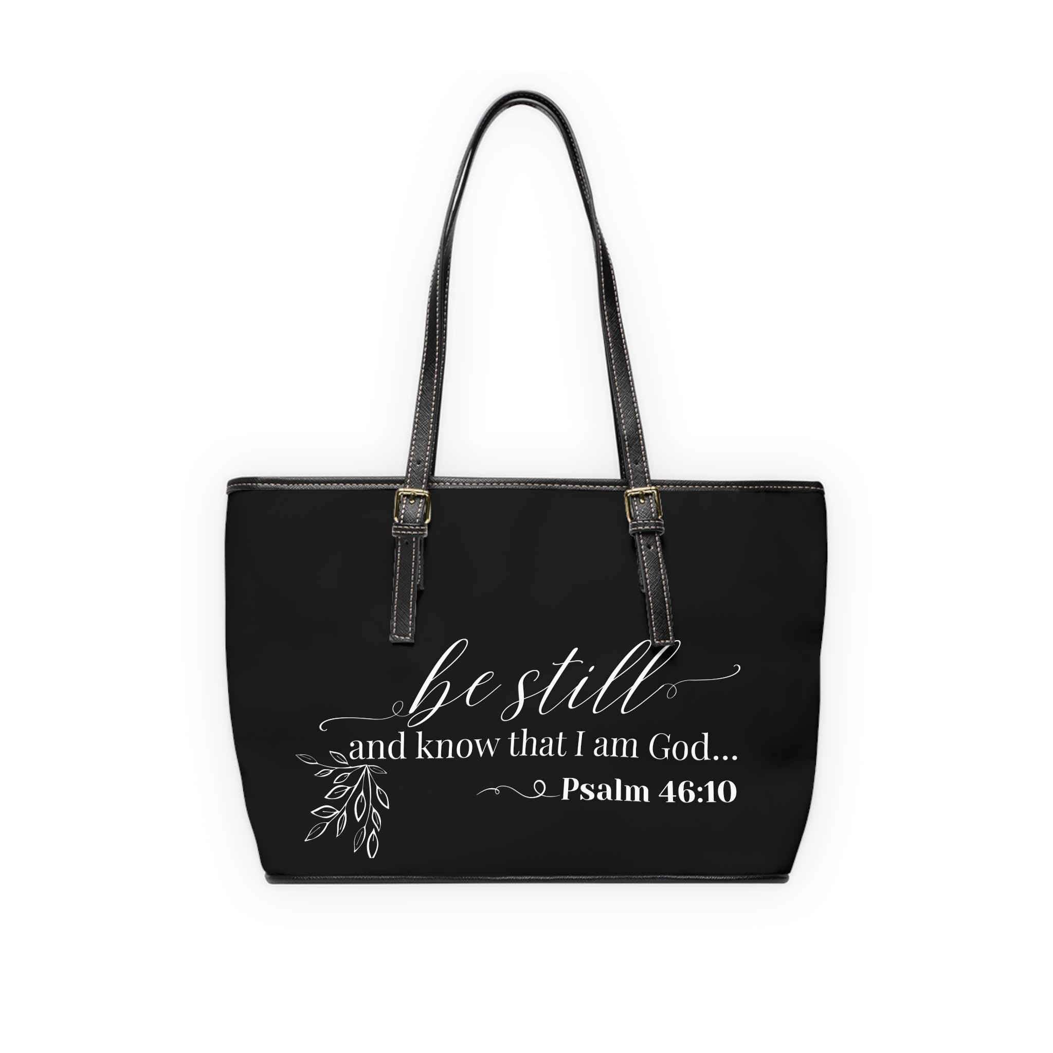 Stillness & Strength Handbag - PU Leather Shoulder Bag