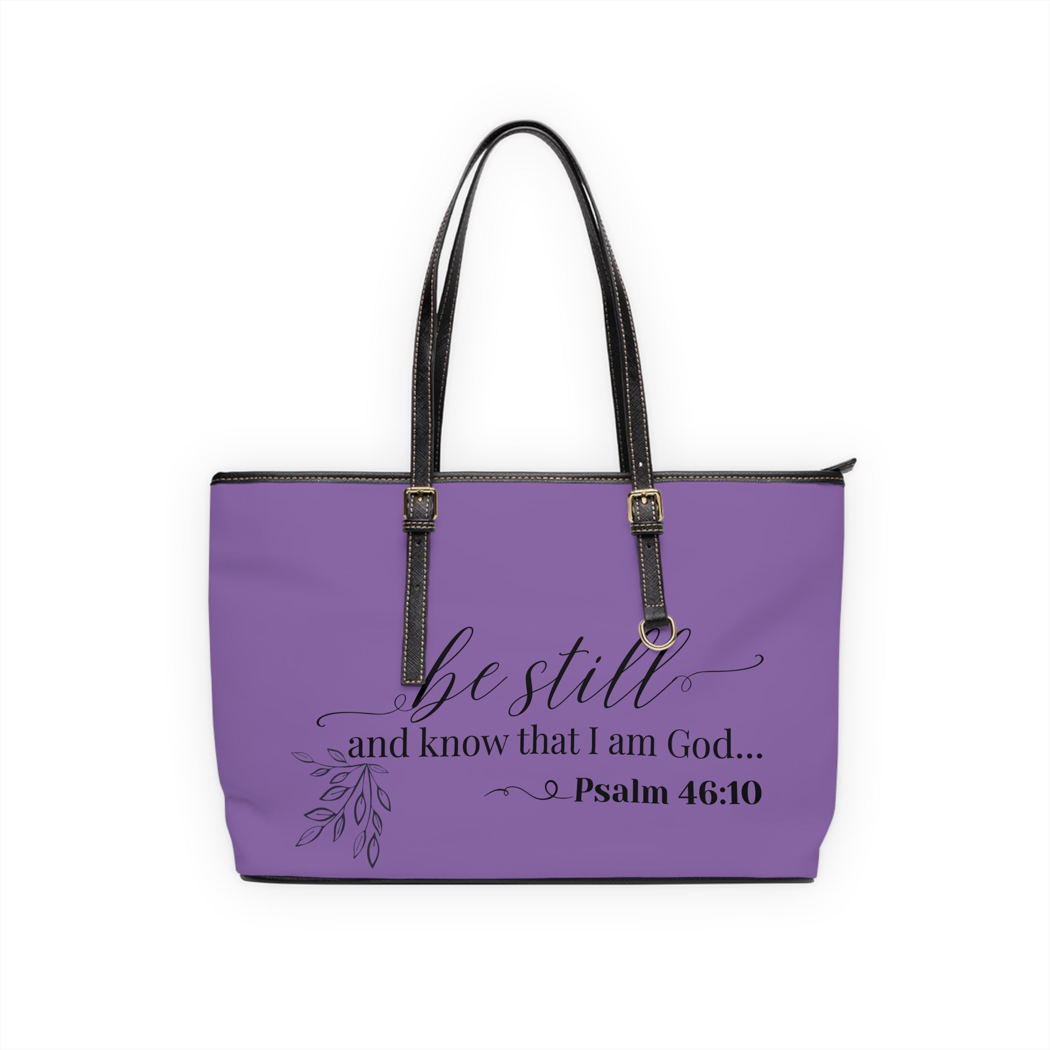 Stillness & Strength Handbag - PU Leather Shoulder Bag