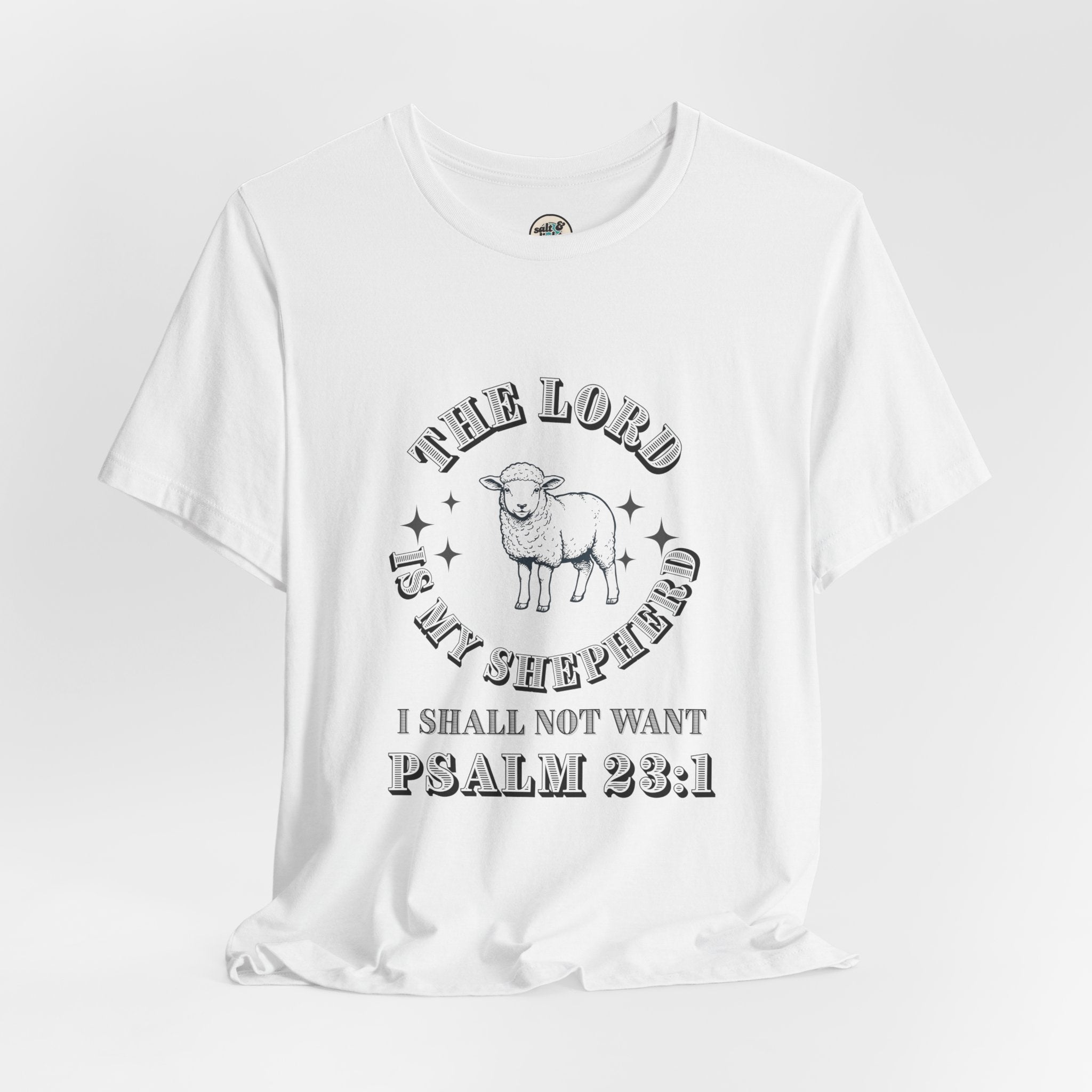 Lord Is My Shepherd Tee | Perfect for Gift, Casual Wear, Christian Clothing, Gifts for Ministry, Christmas Gifts, Birthday Gifts, Gifts for Her, Gifts for Friends