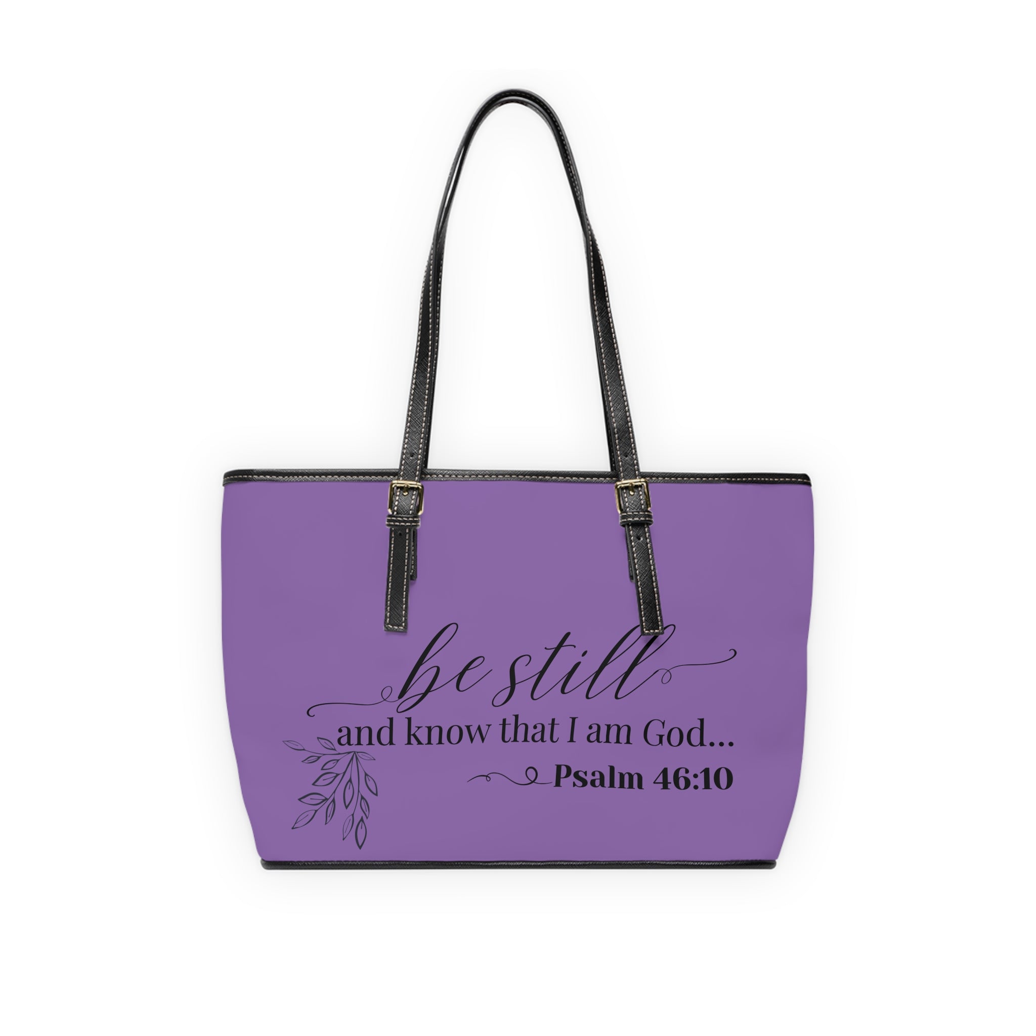 Stillness & Strength Handbag - PU Leather Shoulder Bag