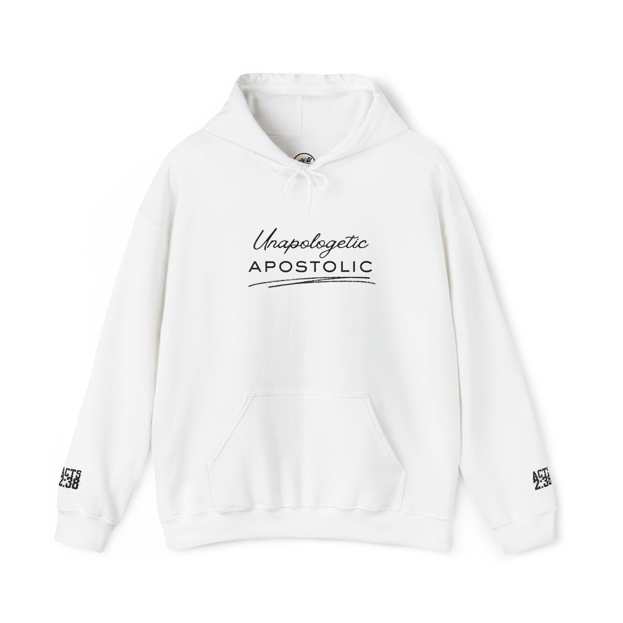 Unapologetic Apostolic Embroidered Unisex Heavy Blend™ Hooded Sweatshirt, Religious Gifts, Christian Apparel, Christmas Gifts, Gifts for Her, Gifts for Him, Gifts for Teenagers, Birthday Gifts