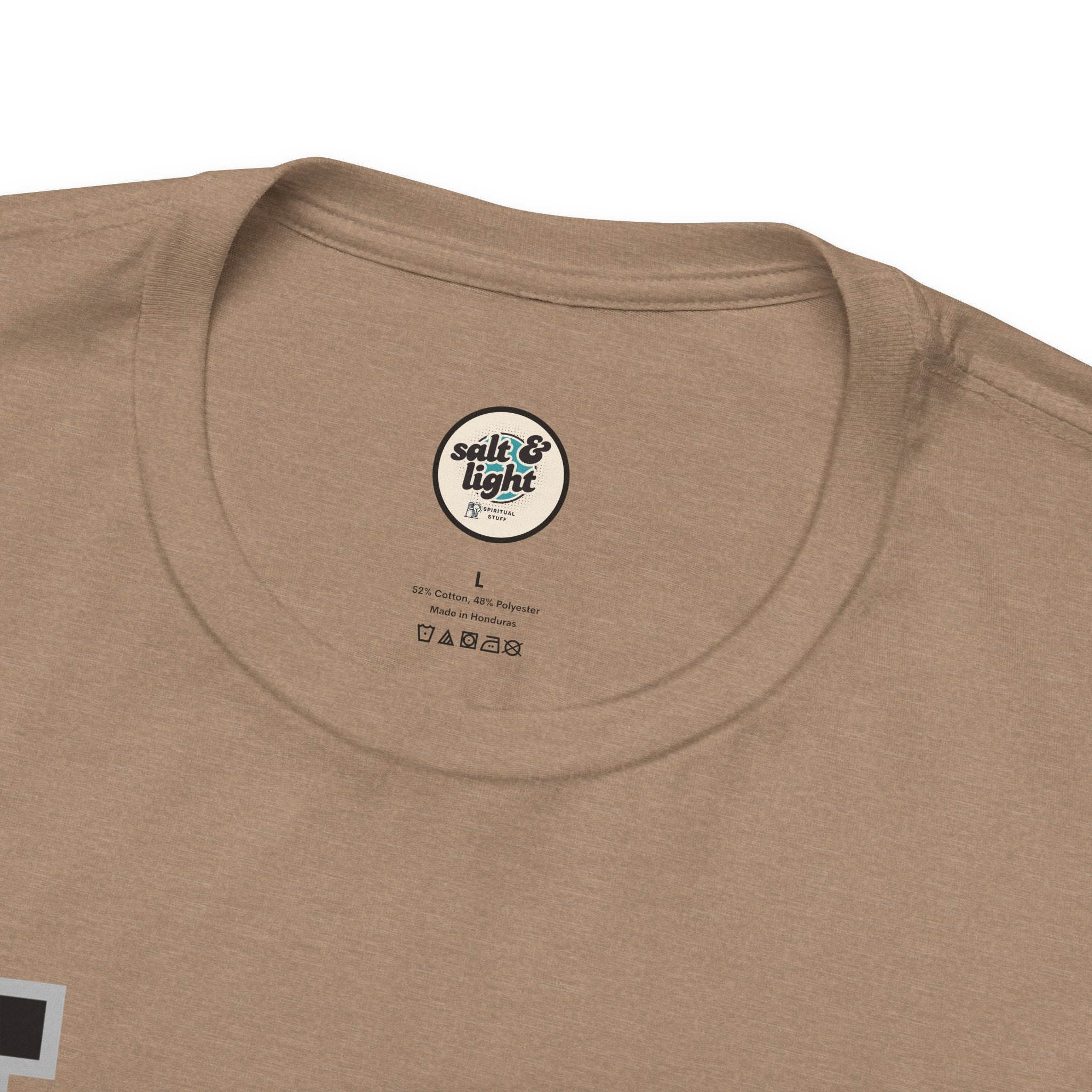 Be of Good Cheer John 16:33 Tee | Perfect for Gift, Casual Wear, Christian Clothing, Gifts for Ministry, Christmas Gifts, Birthday Gifts, Gifts for Her, Gifts for Friends