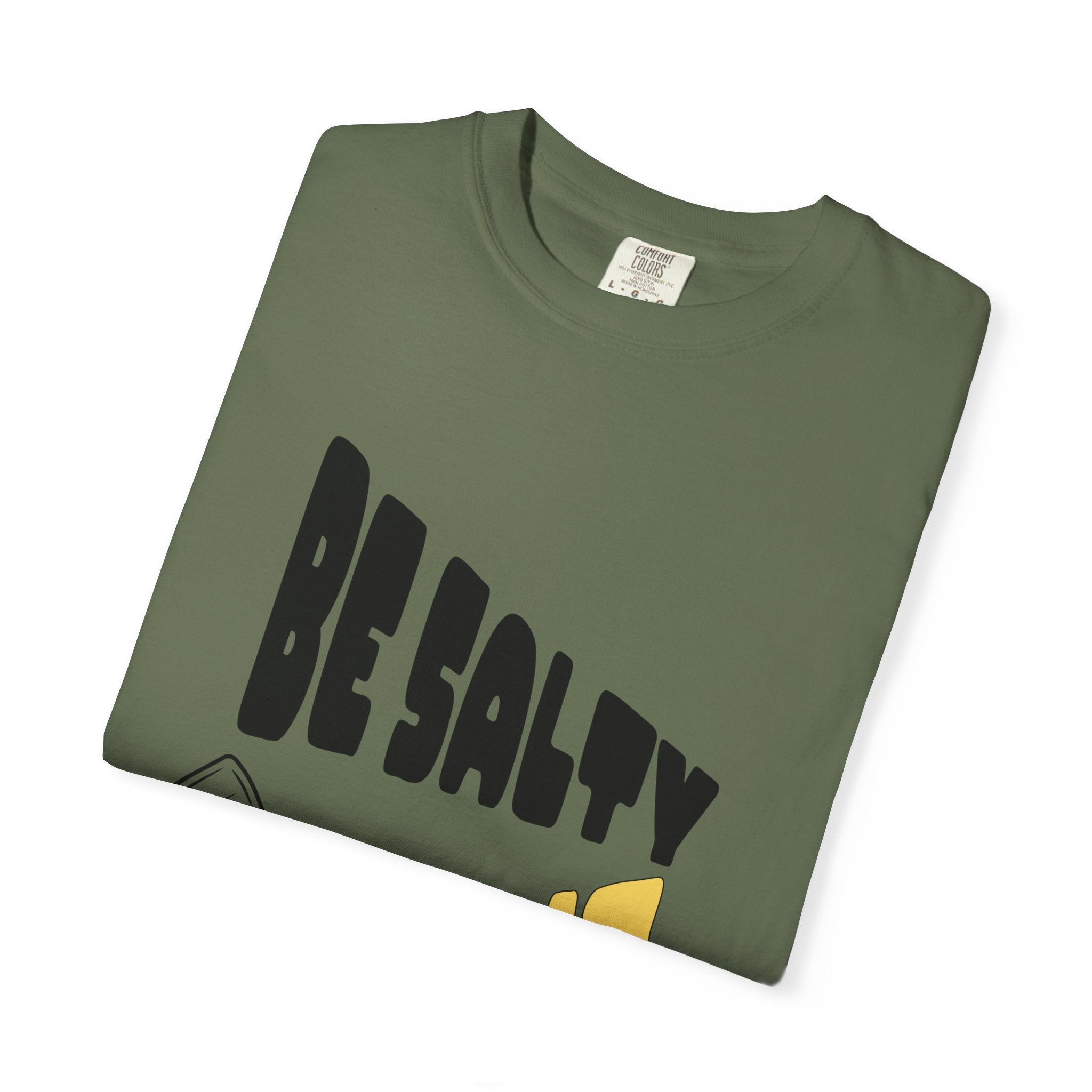 Be Salty Stay Lit Unisex Garment-Dyed T-shirt, Christian Tshirts, Christian Merchandise, Gifts for Church, Gifts for Christmas, Gifts for Birthdays, Christian Apparel