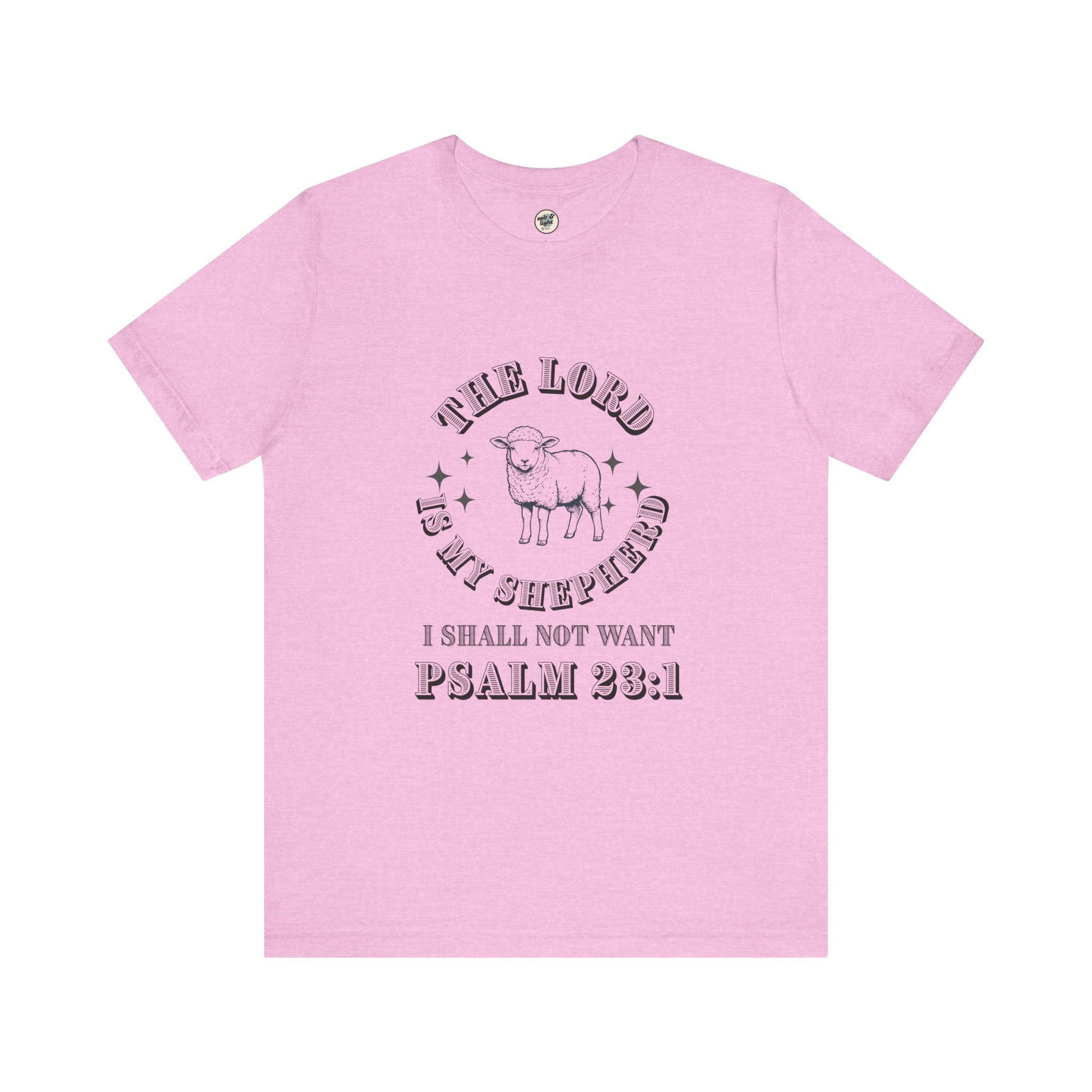 Lord Is My Shepherd Tee | Perfect for Gift, Casual Wear, Christian Clothing, Gifts for Ministry, Christmas Gifts, Birthday Gifts, Gifts for Her, Gifts for Friends