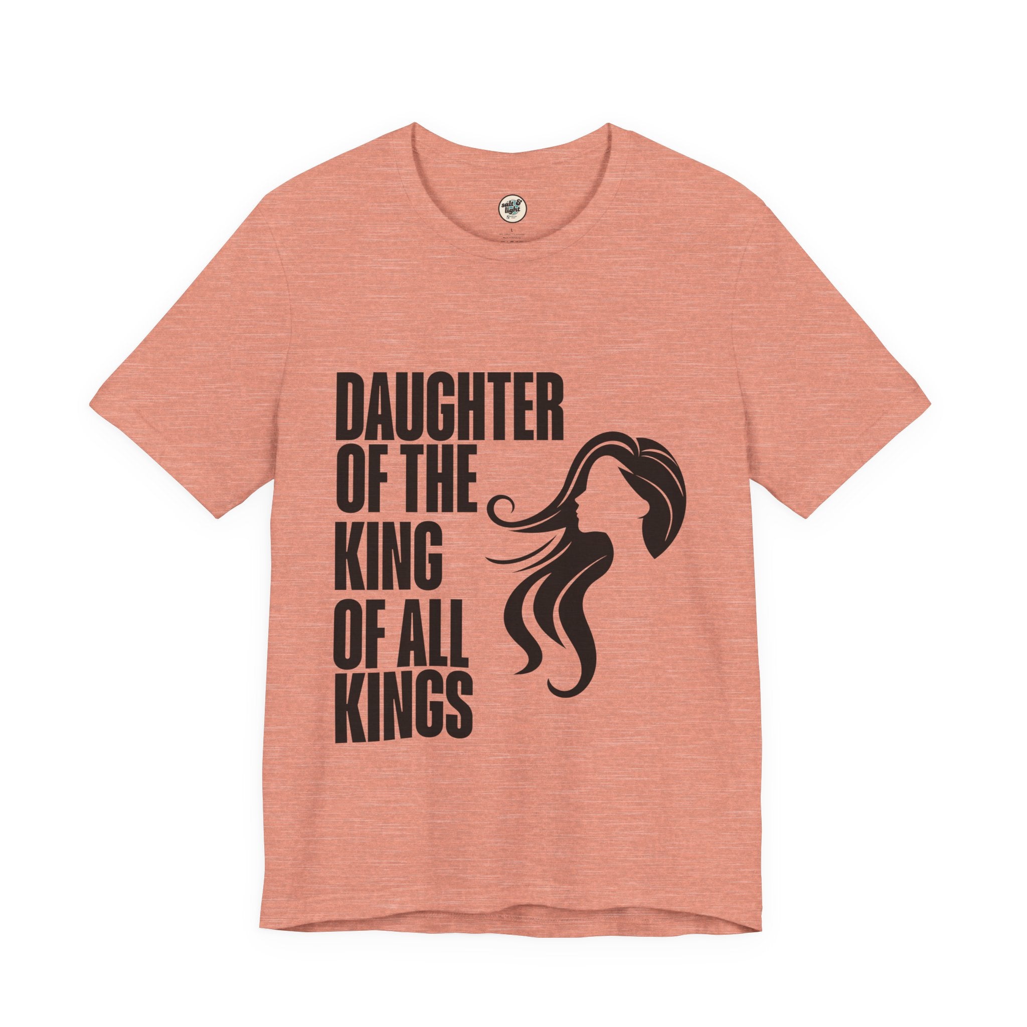 Daughter of the King Tee, Perfect for Gift, Casual Wear, Christian Clothing, Gifts for Ministry, Christmas Gifts, Birthday Gifts, Gifts for Her, Gifts for Friends
