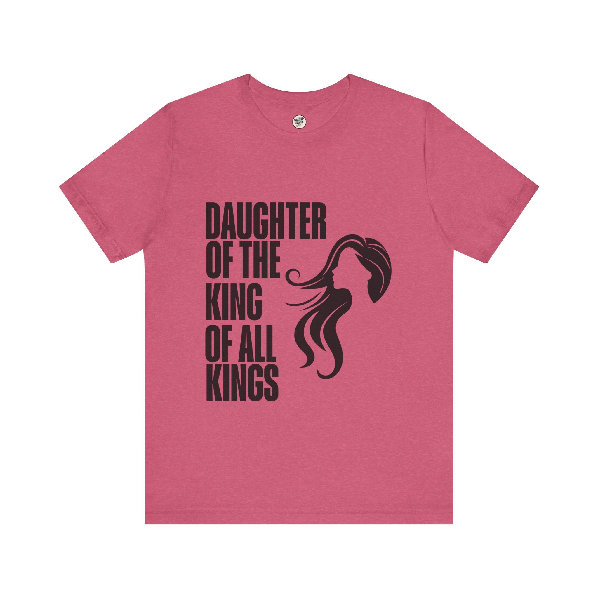 Daughter of the King Tee, Perfect for Gift, Casual Wear, Christian Clothing, Gifts for Ministry, Christmas Gifts, Birthday Gifts, Gifts for Her, Gifts for Friends