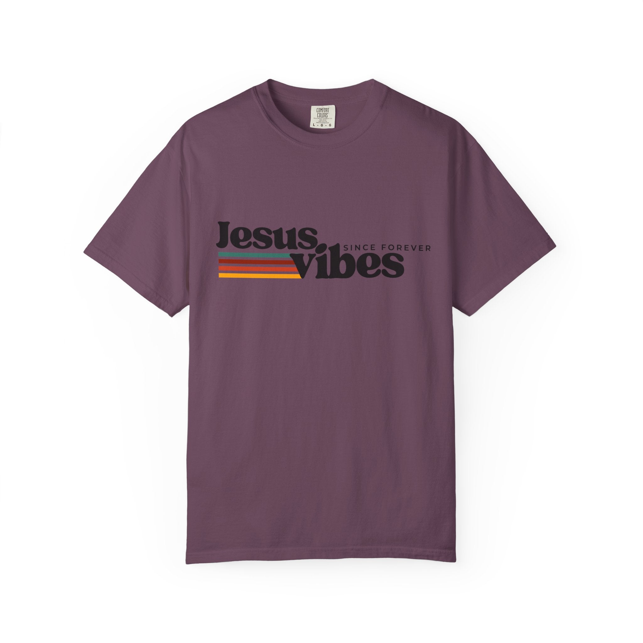 Jesus Vibes Unisex Garment-Dyed T-shirt, Christian Tshirts, Christian Merchandise, Gifts for Church, Gifts for Christmas, Gifts for Birthdays, Christian Apparel