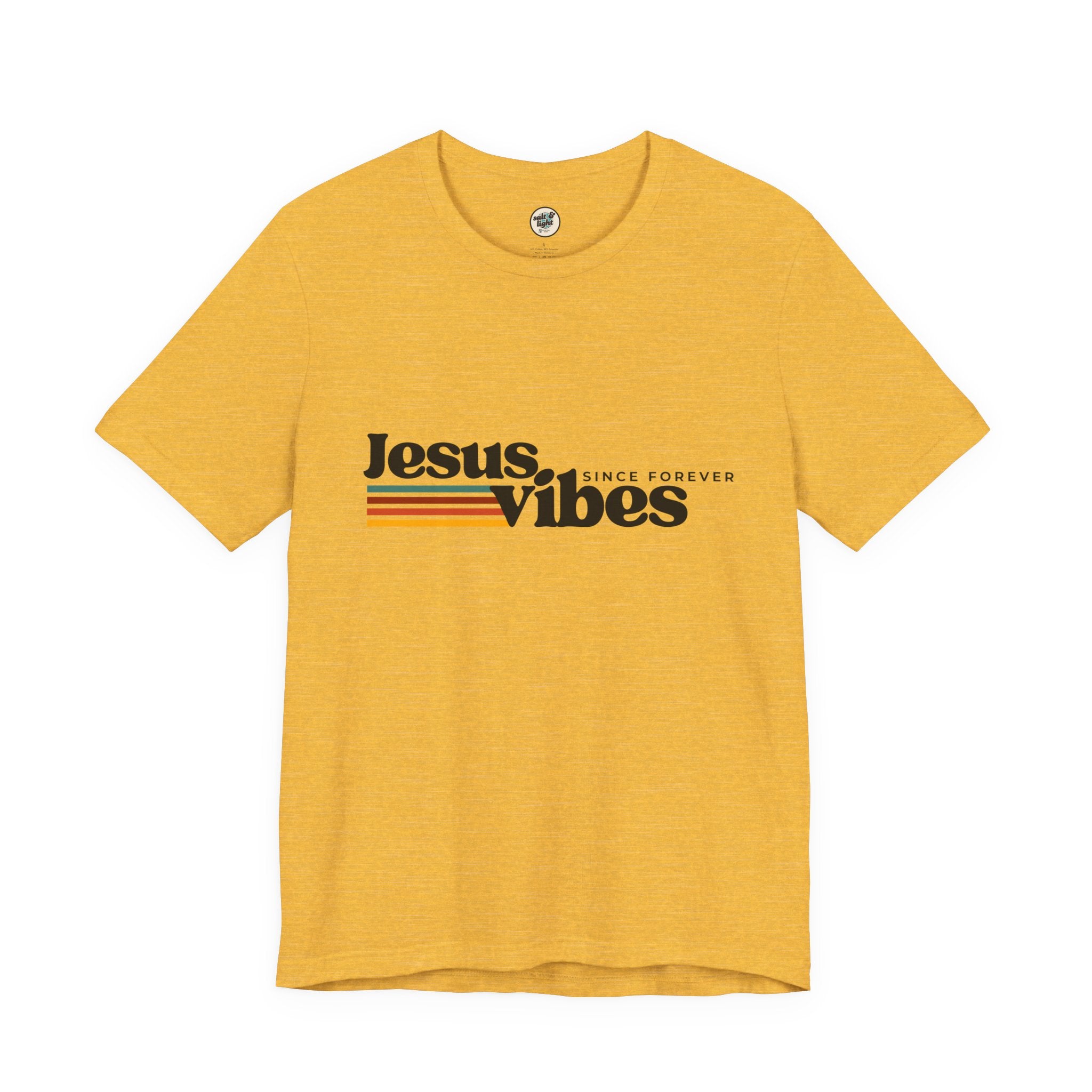 Jesus Vibes Tee, Perfect for Gift, Casual Wear, Christian Clothing, Gifts for Ministry, Christmas Gifts, Birthday Gifts, Gifts for Her, Gifts for Friends