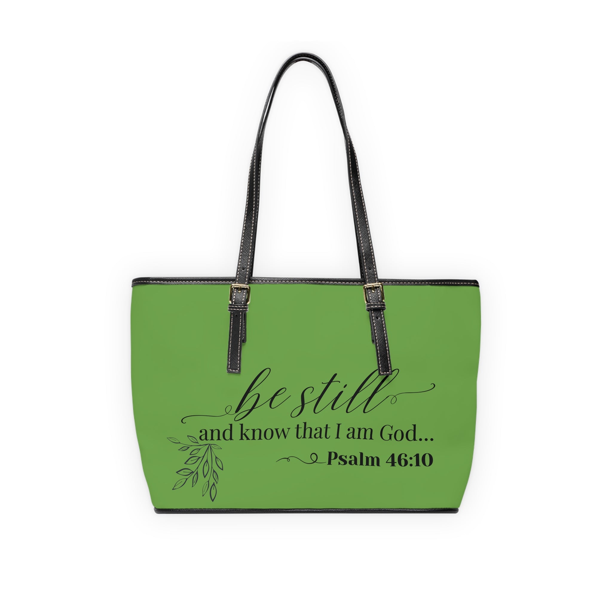 Stillness & Strength Handbag - PU Leather Shoulder Bag