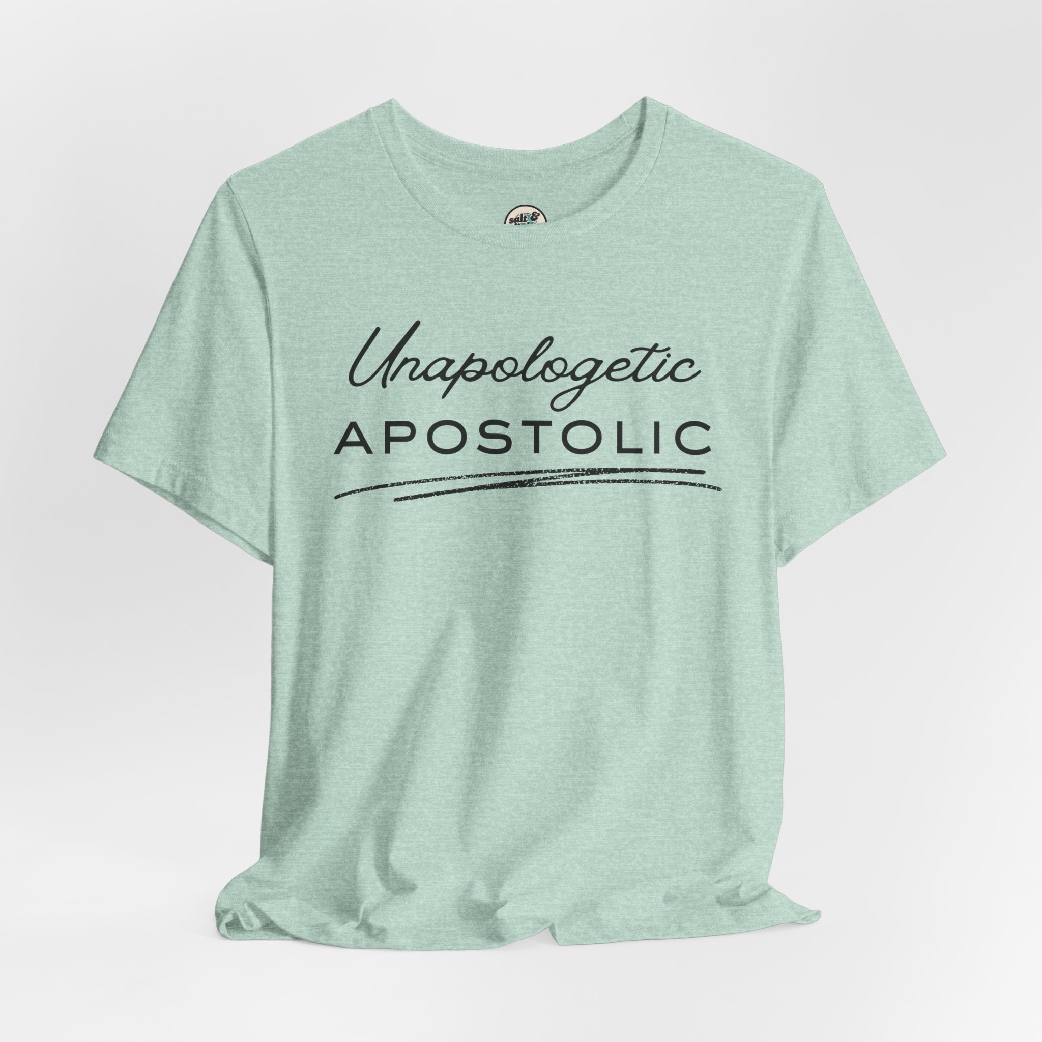 Unapologetic Apostolic Tee | Perfect for Gift, Casual Wear, Christian Clothing, Gifts for Ministry, Christmas Gifts, Birthday Gifts, Gifts for Her, Gifts for Friends