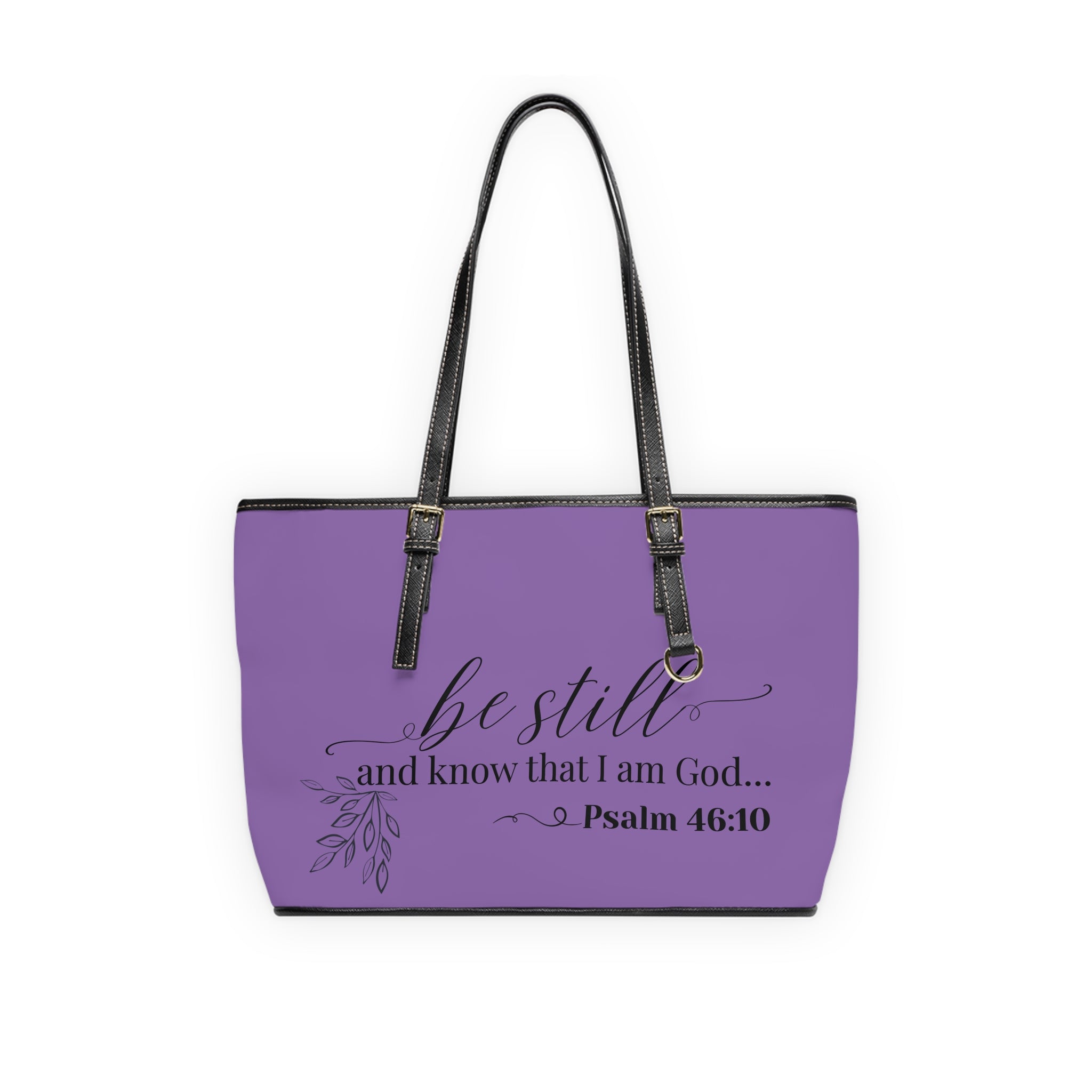 Stillness & Strength Handbag - PU Leather Shoulder Bag