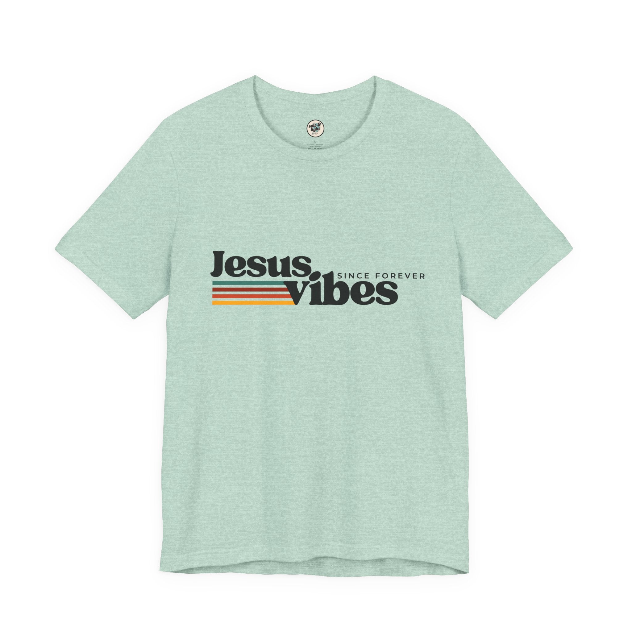 Jesus Vibes Tee, Perfect for Gift, Casual Wear, Christian Clothing, Gifts for Ministry, Christmas Gifts, Birthday Gifts, Gifts for Her, Gifts for Friends