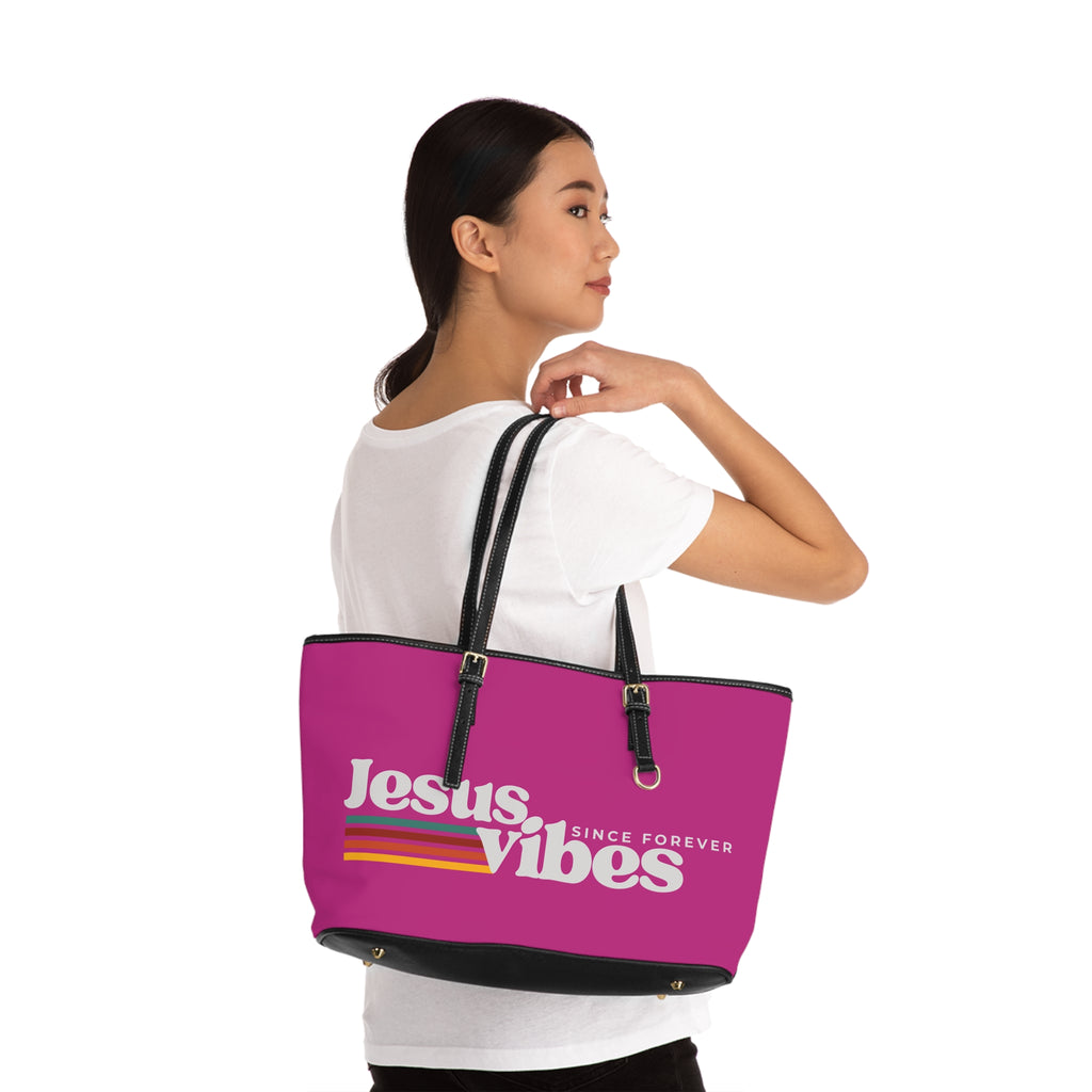 Jesus Vibes Handbag -  PU Leather Shoulder Bag