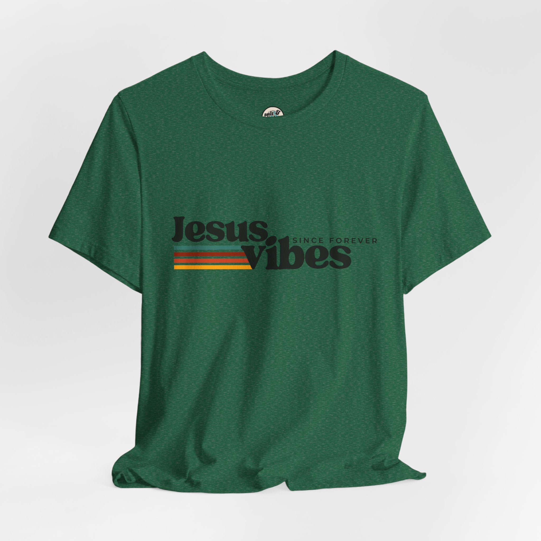 Jesus Vibes Tee, Perfect for Gift, Casual Wear, Christian Clothing, Gifts for Ministry, Christmas Gifts, Birthday Gifts, Gifts for Her, Gifts for Friends