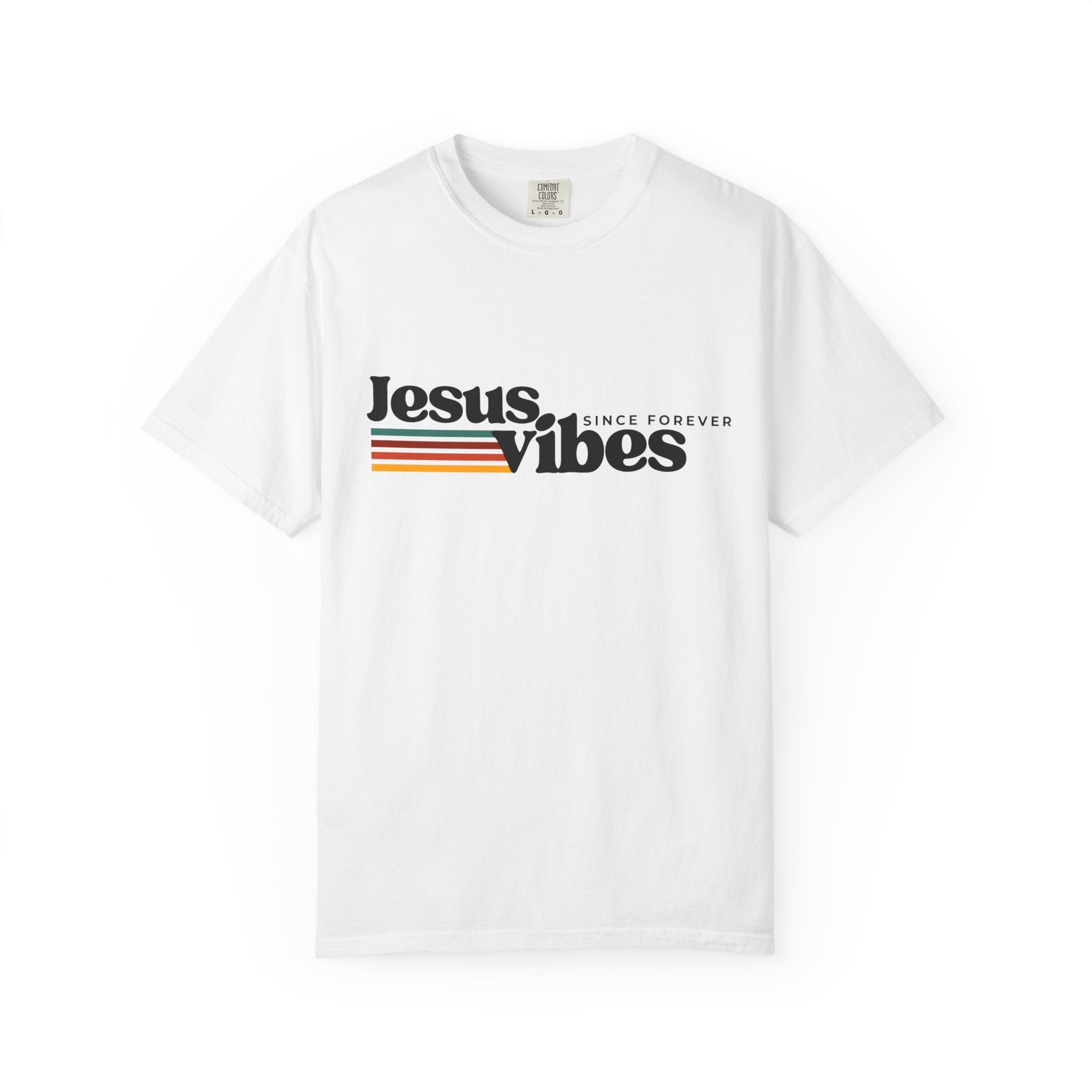 Jesus Vibes Unisex Garment-Dyed T-shirt, Christian Tshirts, Christian Merchandise, Gifts for Church, Gifts for Christmas, Gifts for Birthdays, Christian Apparel