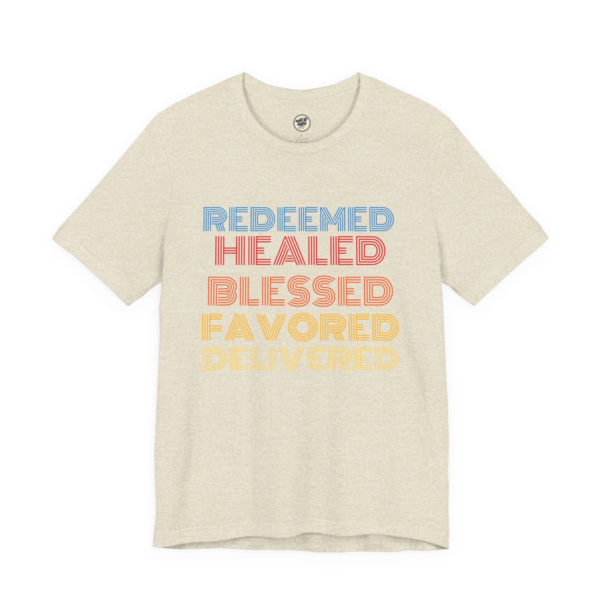 Redeemed Tee, Perfect for Gift, Casual Wear, Christian Clothing, Gifts for Ministry, Christmas Gifts, Birthday Gifts, Gifts for Her, Gifts for Friends
