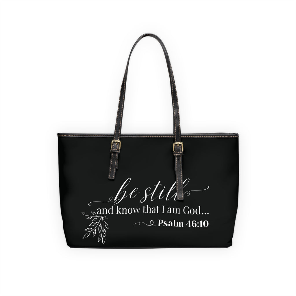 Stillness & Strength Handbag - PU Leather Shoulder Bag