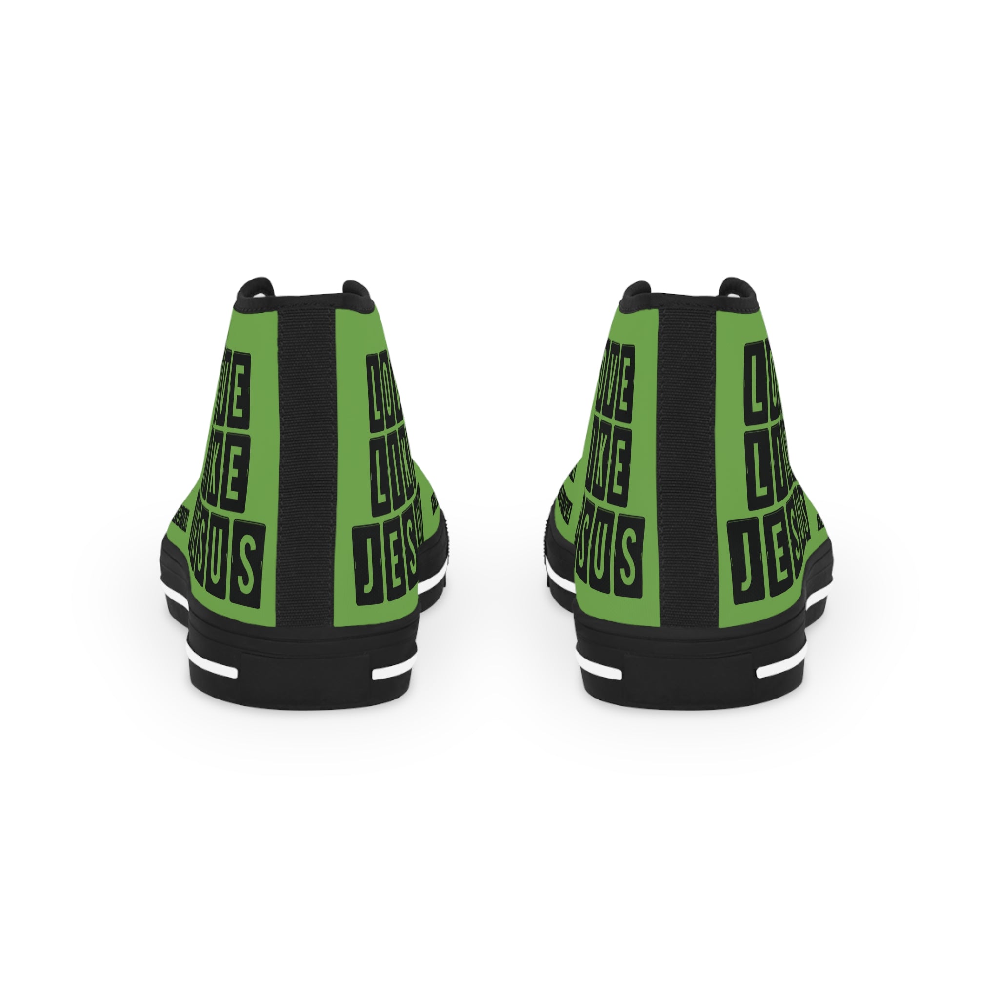 Love Like Jesus High Top Men's Sneakers for Everyday Comfort