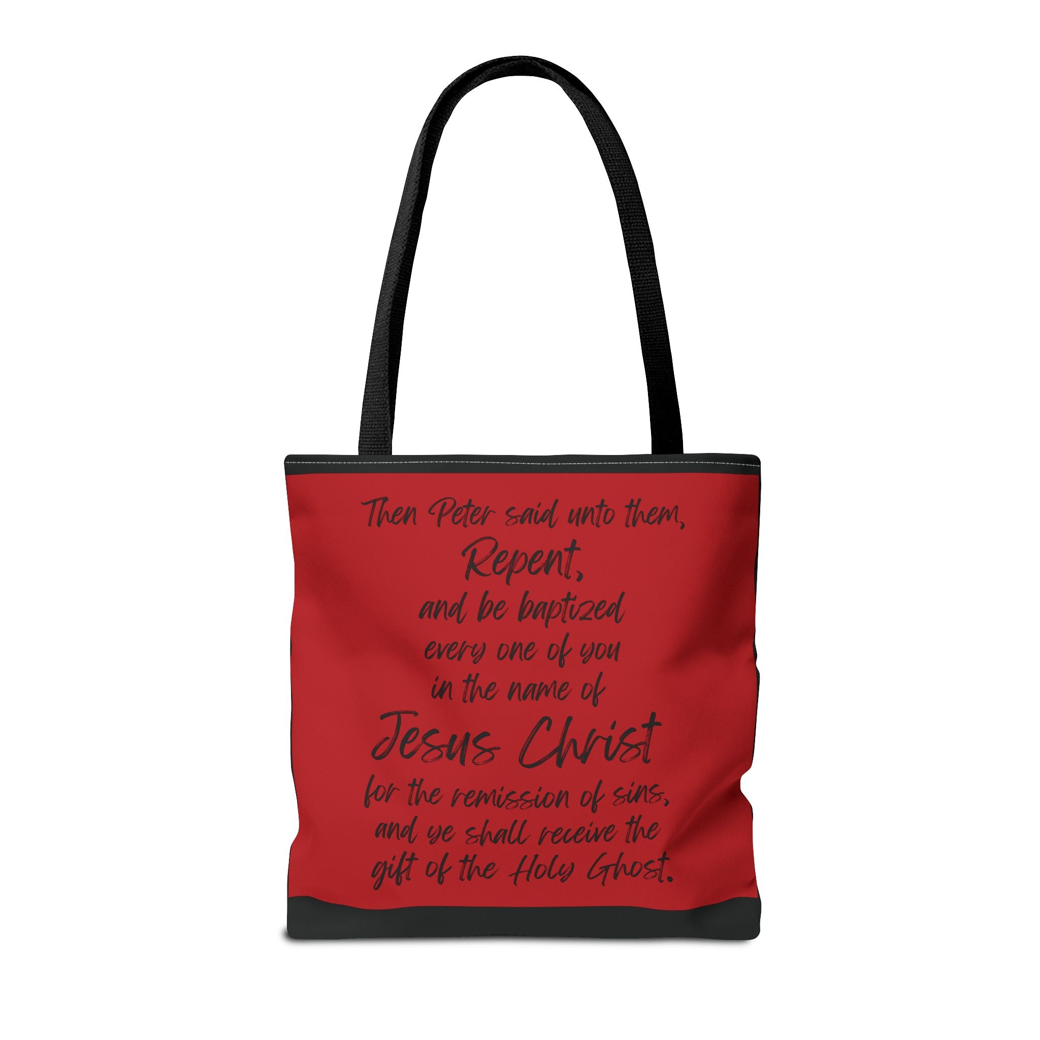 Acts 2:38 Tote Bag
