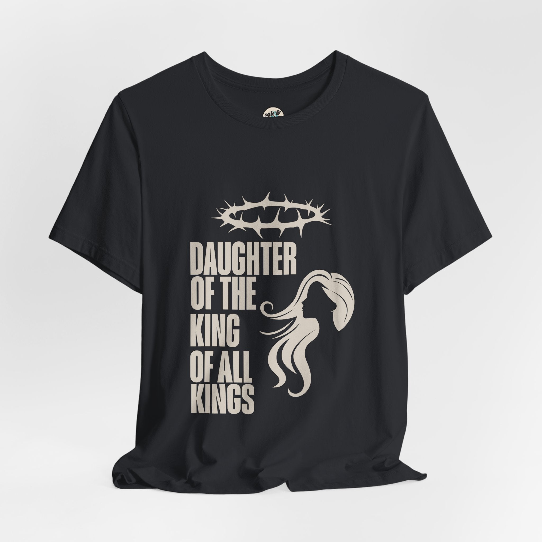 Daughter of the King Tee, Perfect for Gift, Casual Wear, Christian Clothing, Gifts for Ministry, Christmas Gifts, Birthday Gifts, Gifts for Her, Gifts for Friends