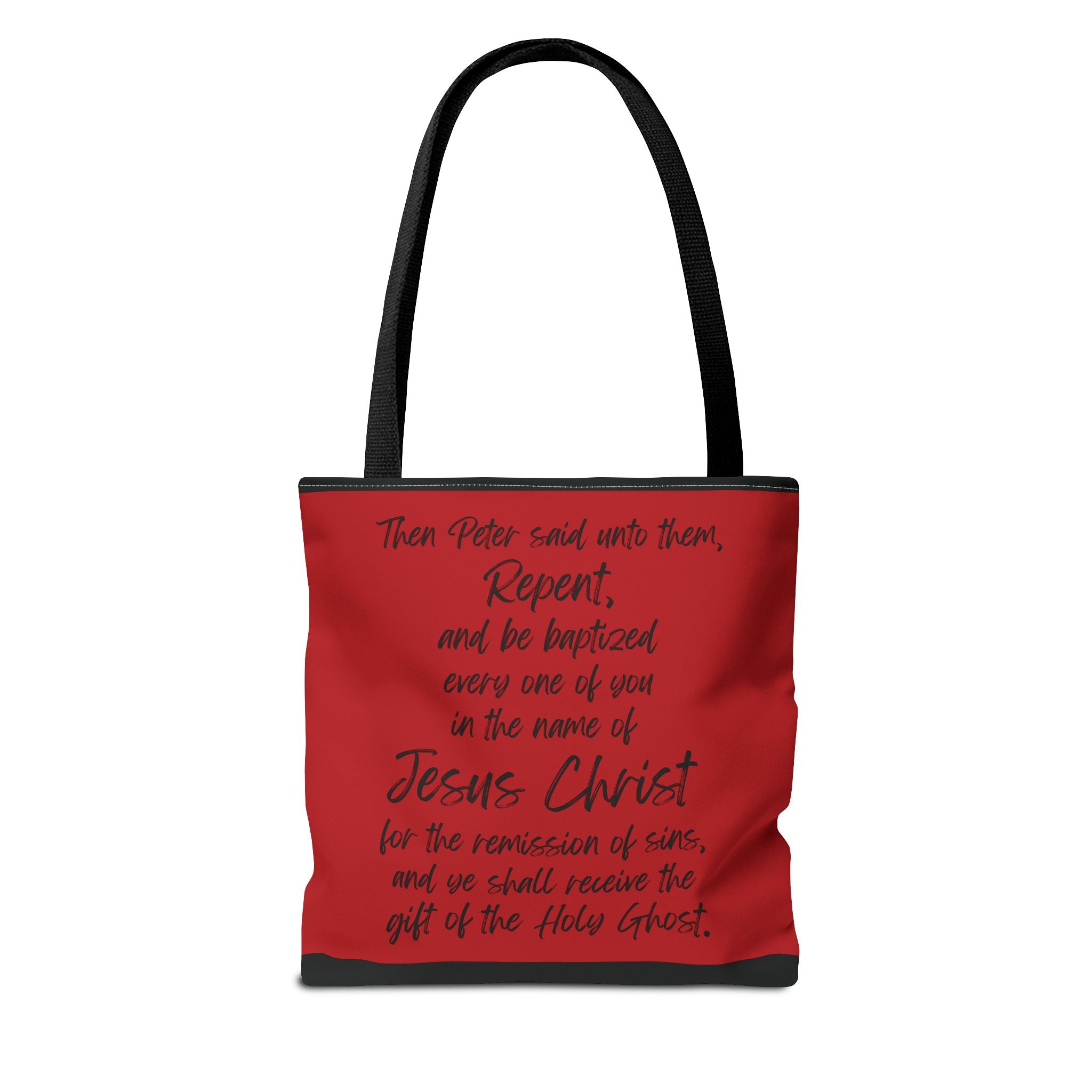 Acts 2:38 Tote Bag