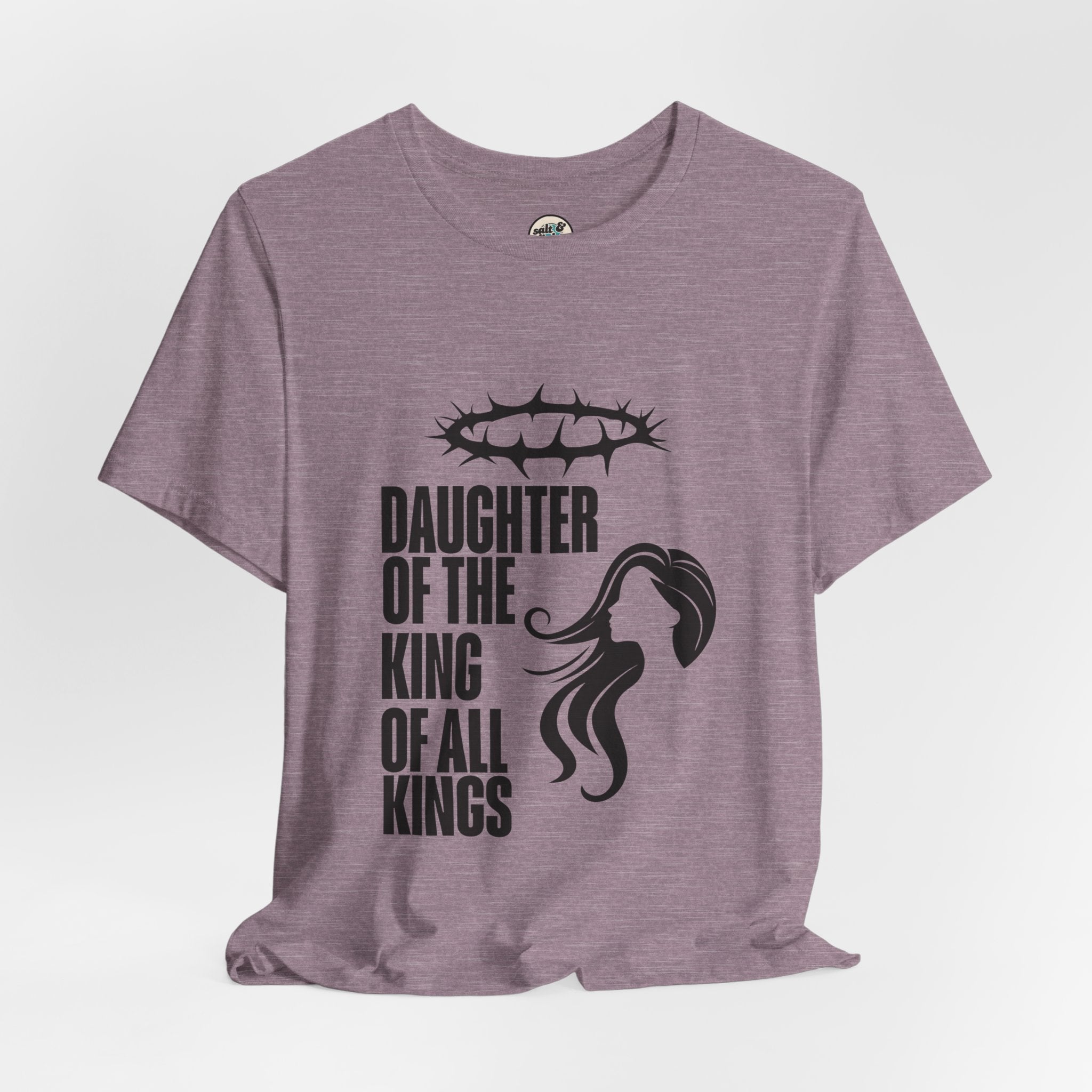 Daughter of the King Tee, Perfect for Gift, Casual Wear, Christian Clothing, Gifts for Ministry, Christmas Gifts, Birthday Gifts, Gifts for Her, Gifts for Friends