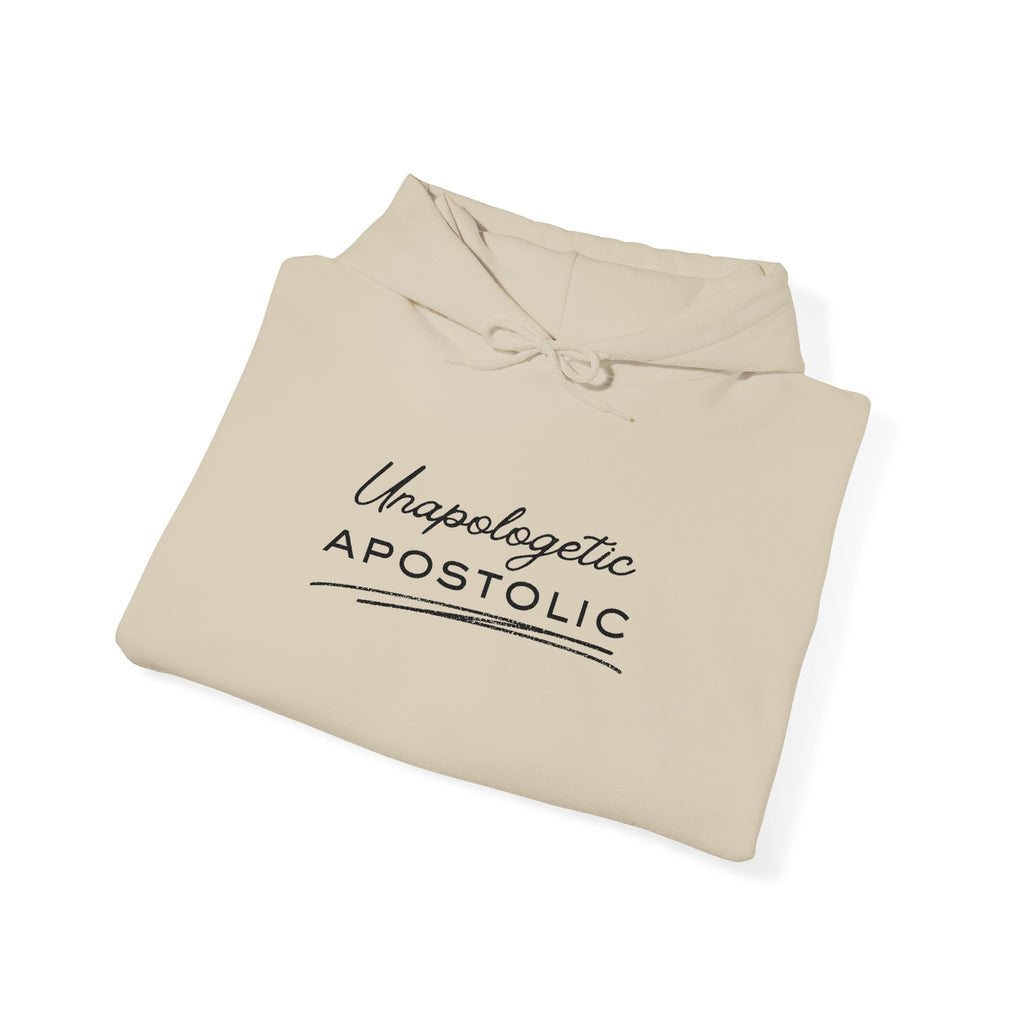 Unapologetic Apostolic Embroidered Unisex Heavy Blend™ Hooded Sweatshirt, Religious Gifts, Christian Apparel, Christmas Gifts, Gifts for Her, Gifts for Him, Gifts for Teenagers, Birthday Gifts