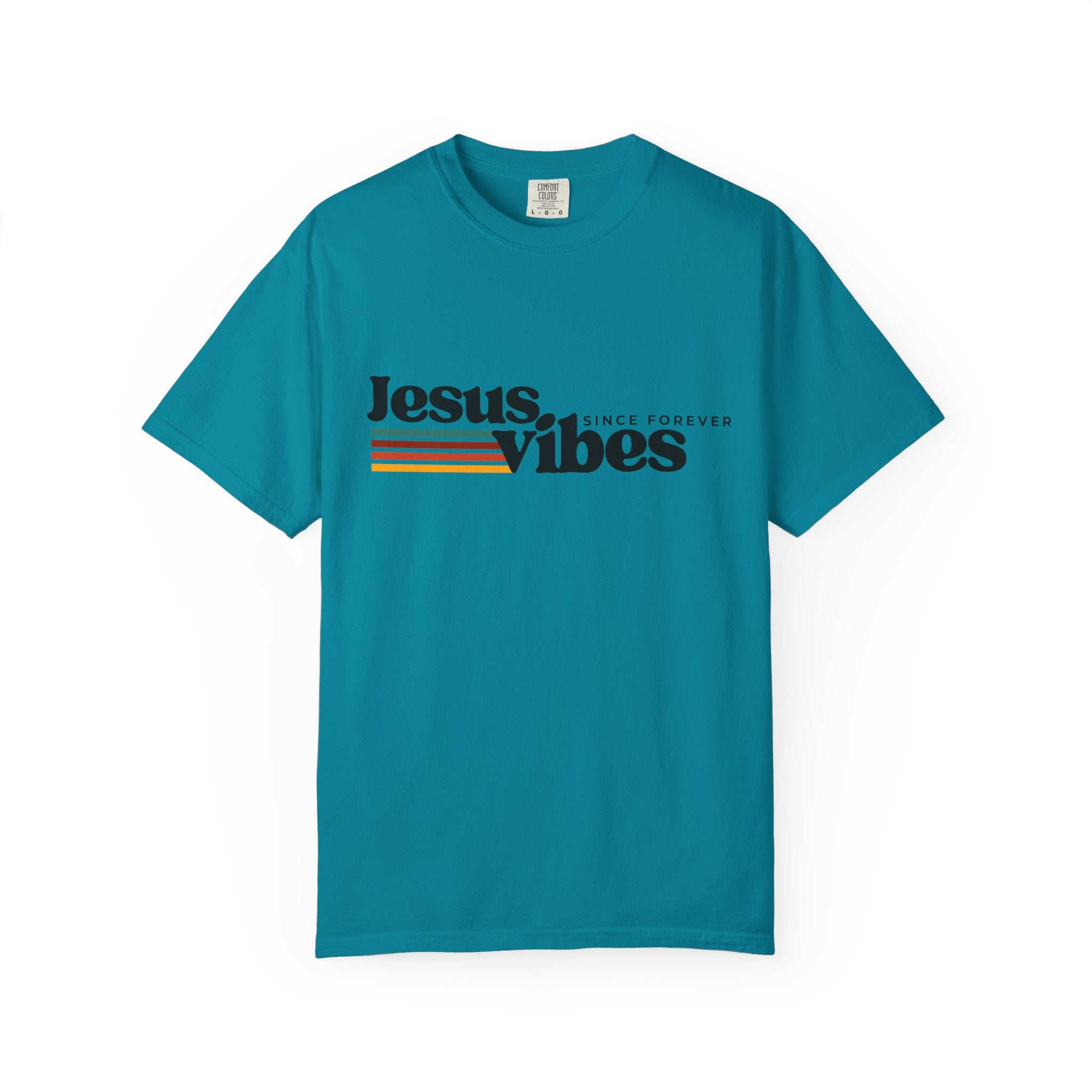 Jesus Vibes Unisex Garment-Dyed T-shirt, Christian Tshirts, Christian Merchandise, Gifts for Church, Gifts for Christmas, Gifts for Birthdays, Christian Apparel