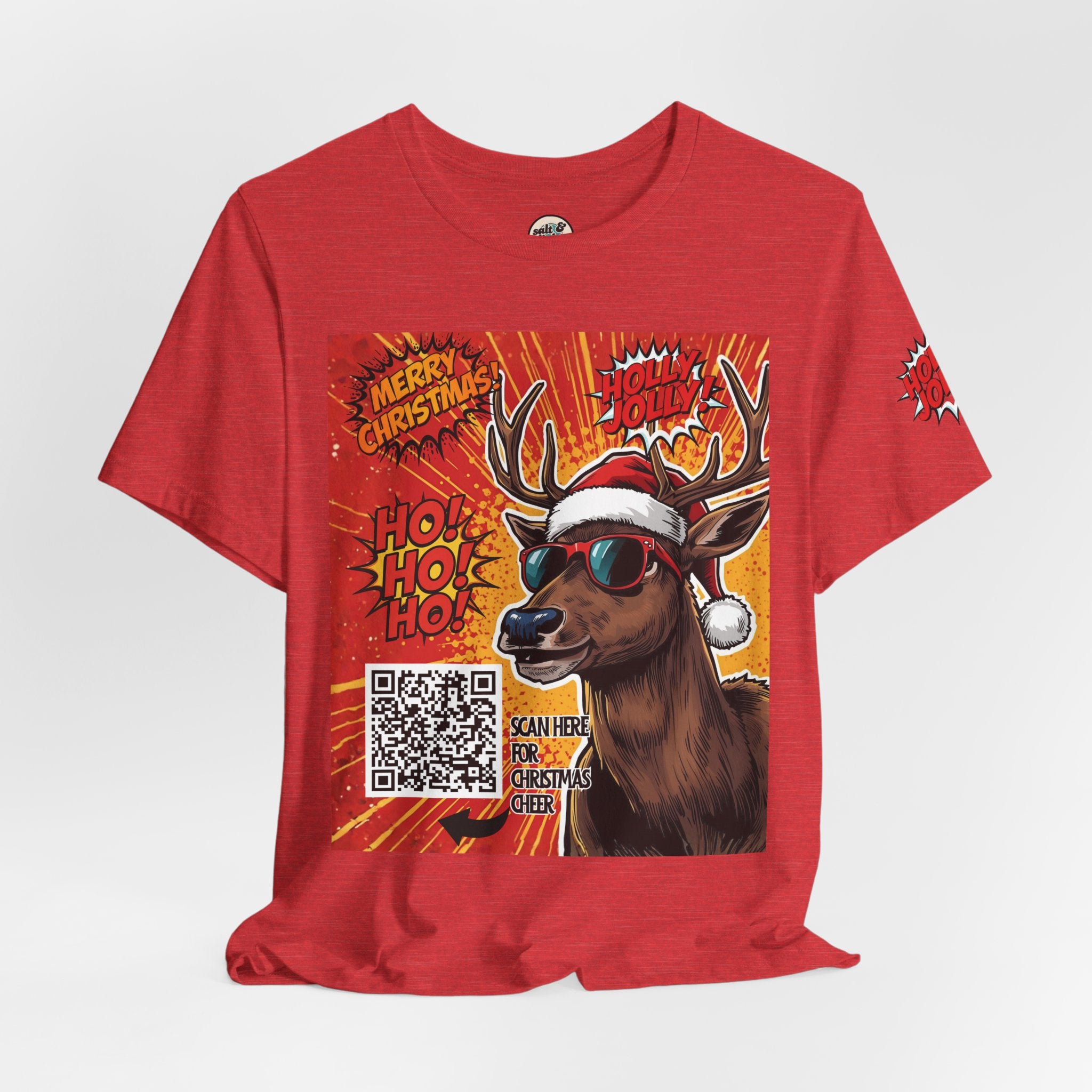 Run Run Rudolph Holiday Shirt w/ Spotify LinkPerfect for Gift, Casual Wear, Party, Humor, Vintage Style