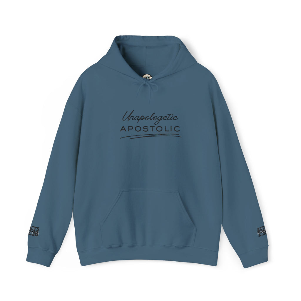 Unapologetic Apostolic Embroidered Unisex Heavy Blend™ Hooded Sweatshirt, Religious Gifts, Christian Apparel, Christmas Gifts, Gifts for Her, Gifts for Him, Gifts for Teenagers, Birthday Gifts