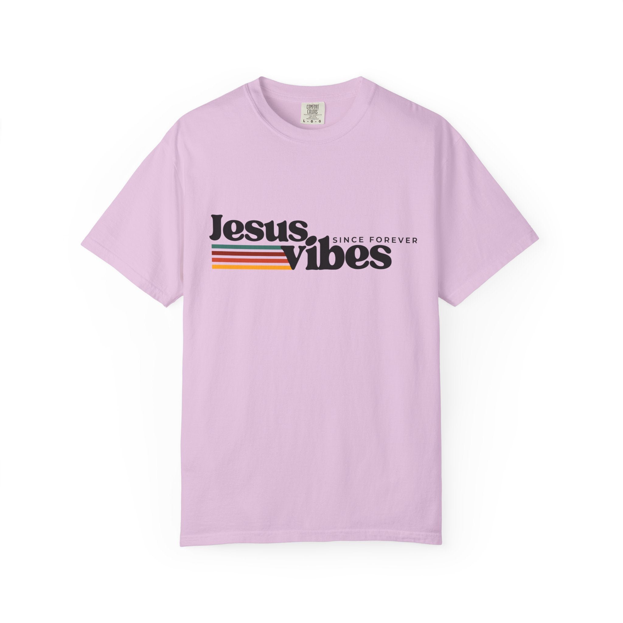 Jesus Vibes Unisex Garment-Dyed T-shirt, Christian Tshirts, Christian Merchandise, Gifts for Church, Gifts for Christmas, Gifts for Birthdays, Christian Apparel