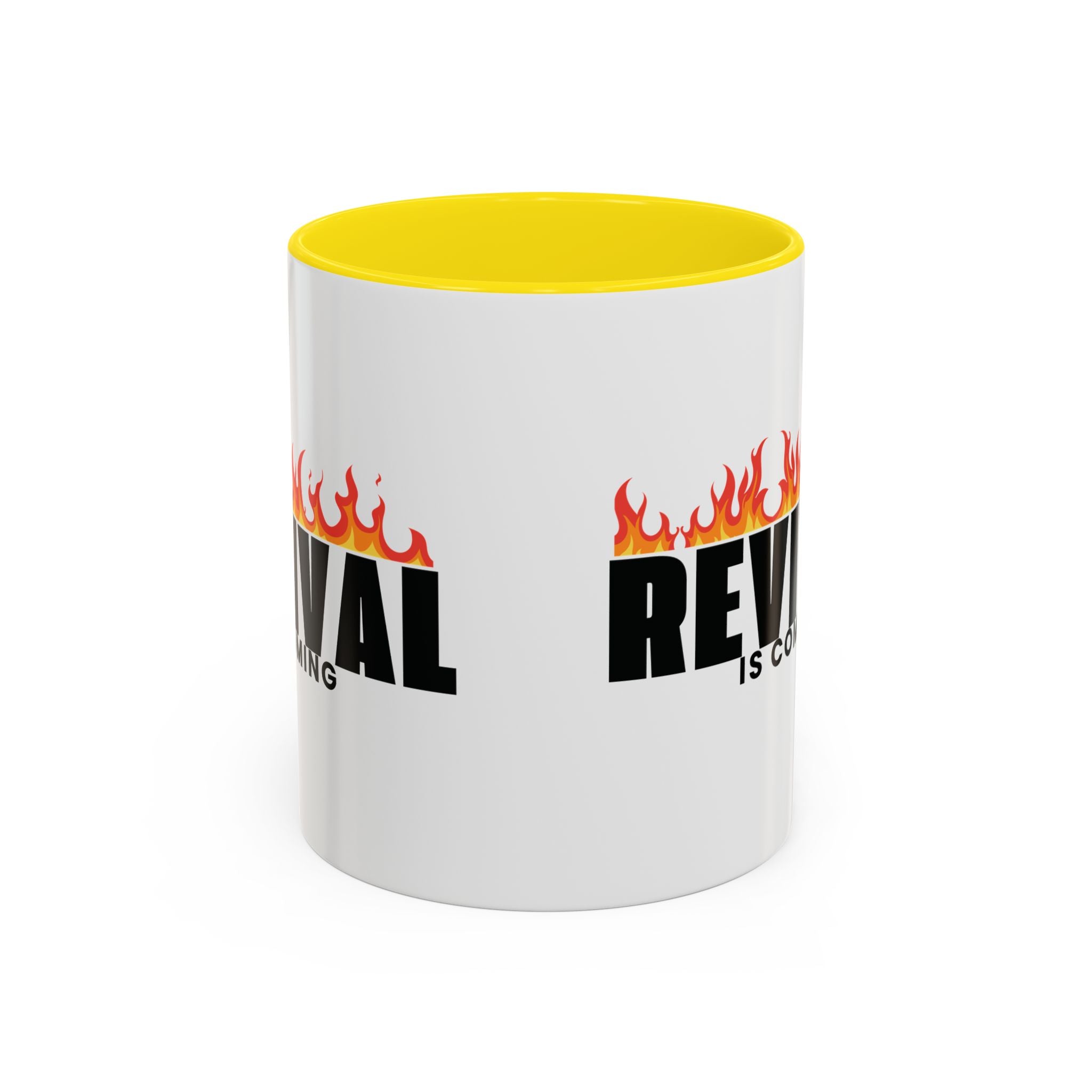 Revival is Coming Mug – Bold Faith, Multiple Colors Ceramic Coffee Mug (11, 15oz), Gifts for Church, Christmas Gifts, Birthday Gifts, Baptism Gifts, Gifts for Her, Gifts for Him, Gifts for Ministry