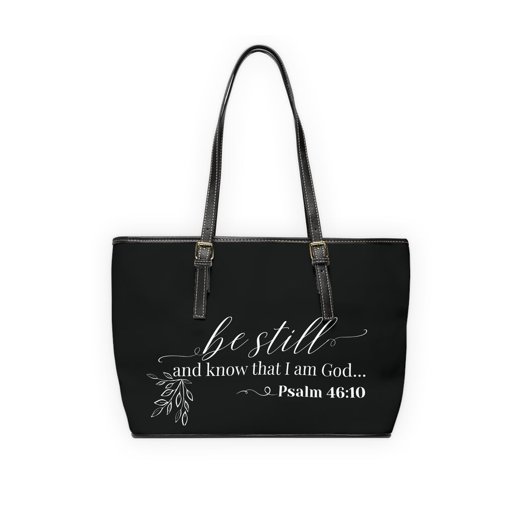 Stillness & Strength Handbag - PU Leather Shoulder Bag