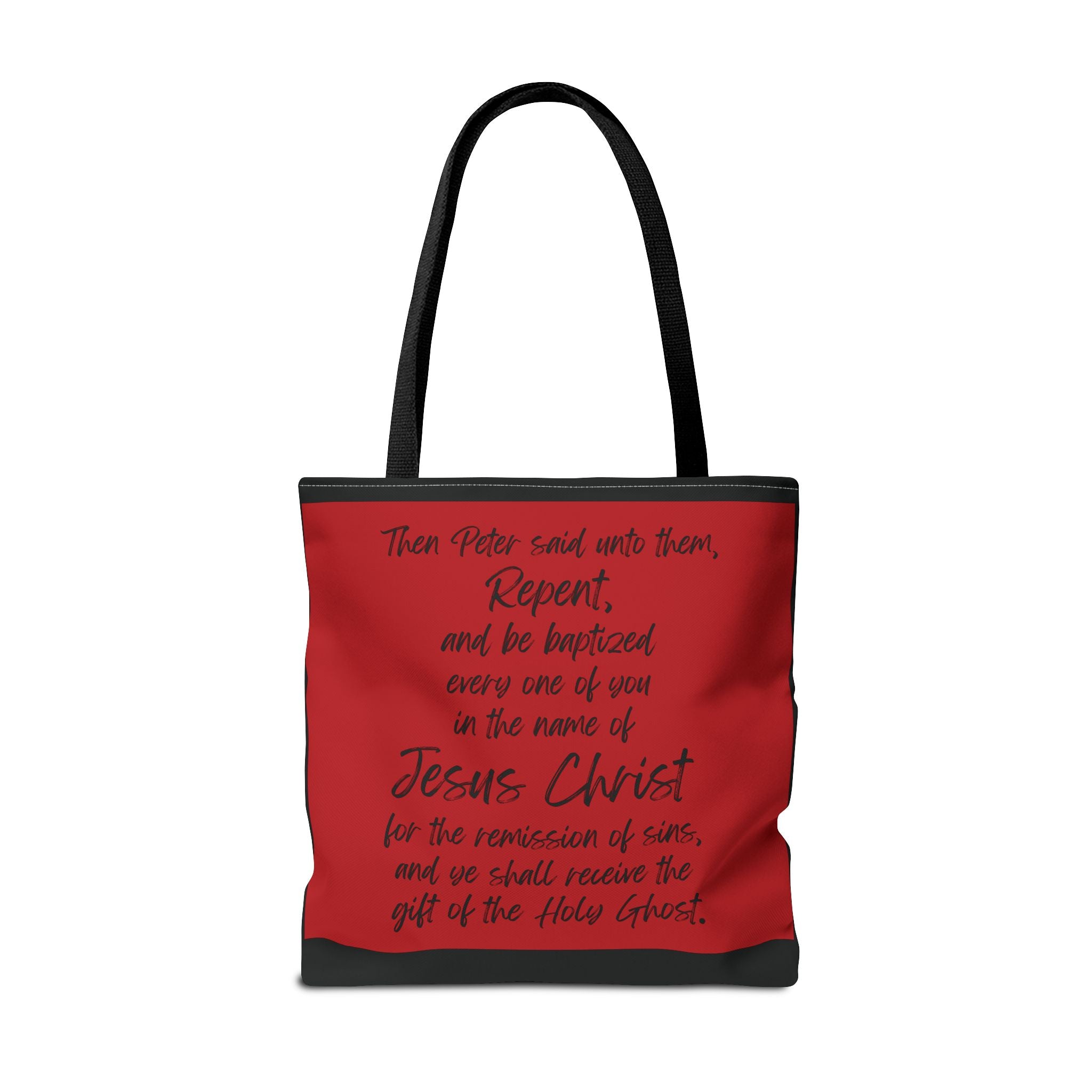 Acts 2:38 Tote Bag