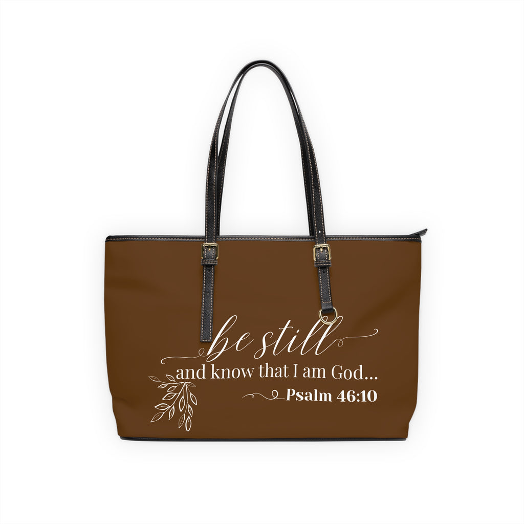 Stillness & Strength Handbag- PU Leather Shoulder Bag