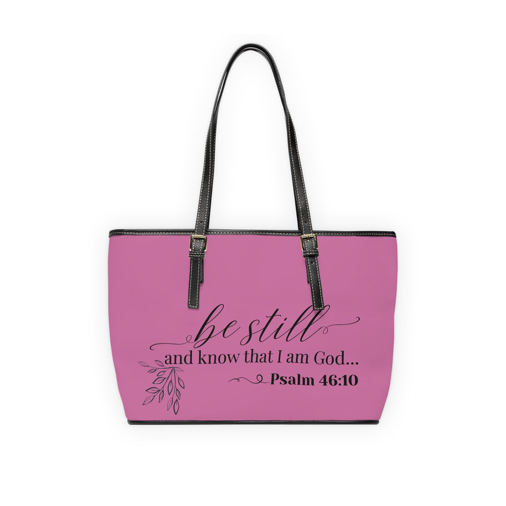 Stillness & Strength Handbag - PU Leather Shoulder Bag