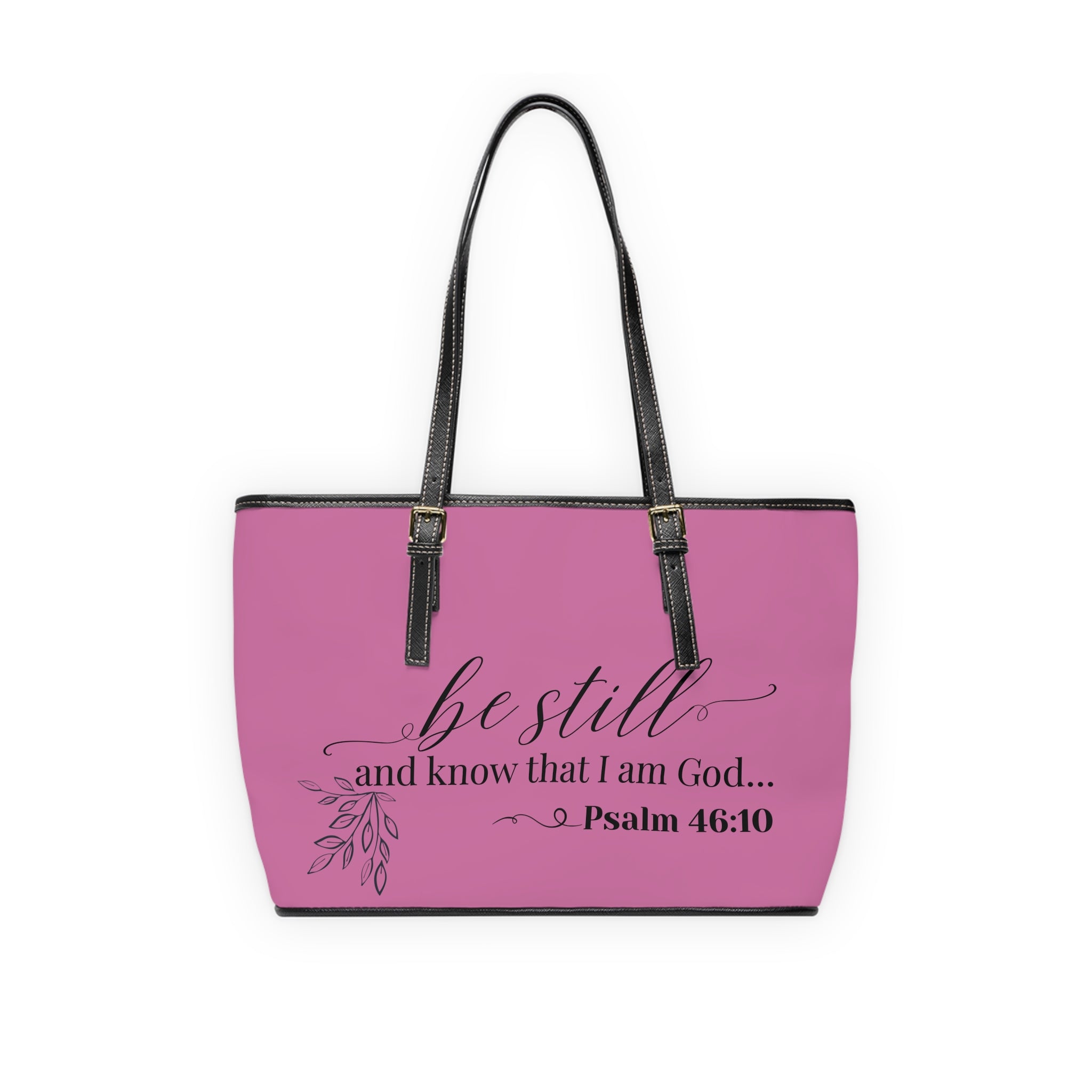 Stillness & Strength Handbag - PU Leather Shoulder Bag