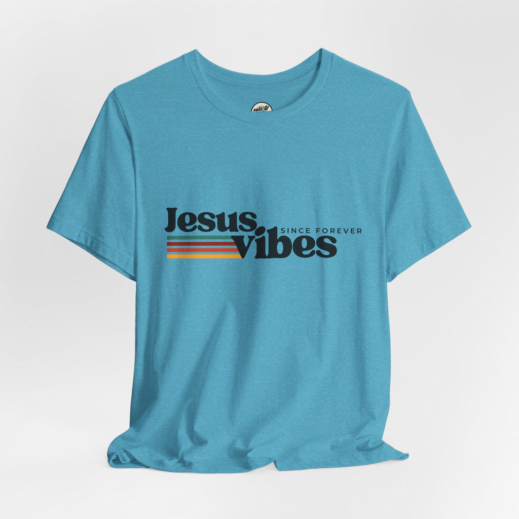 Jesus Vibes Tee, Perfect for Gift, Casual Wear, Christian Clothing, Gifts for Ministry, Christmas Gifts, Birthday Gifts, Gifts for Her, Gifts for Friends