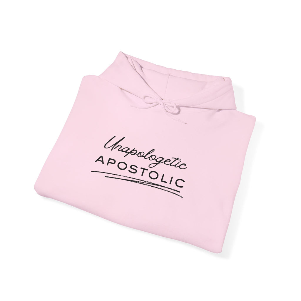 Unapologetic Apostolic Embroidered Unisex Heavy Blend™ Hooded Sweatshirt, Religious Gifts, Christian Apparel, Christmas Gifts, Gifts for Her, Gifts for Him, Gifts for Teenagers, Birthday Gifts