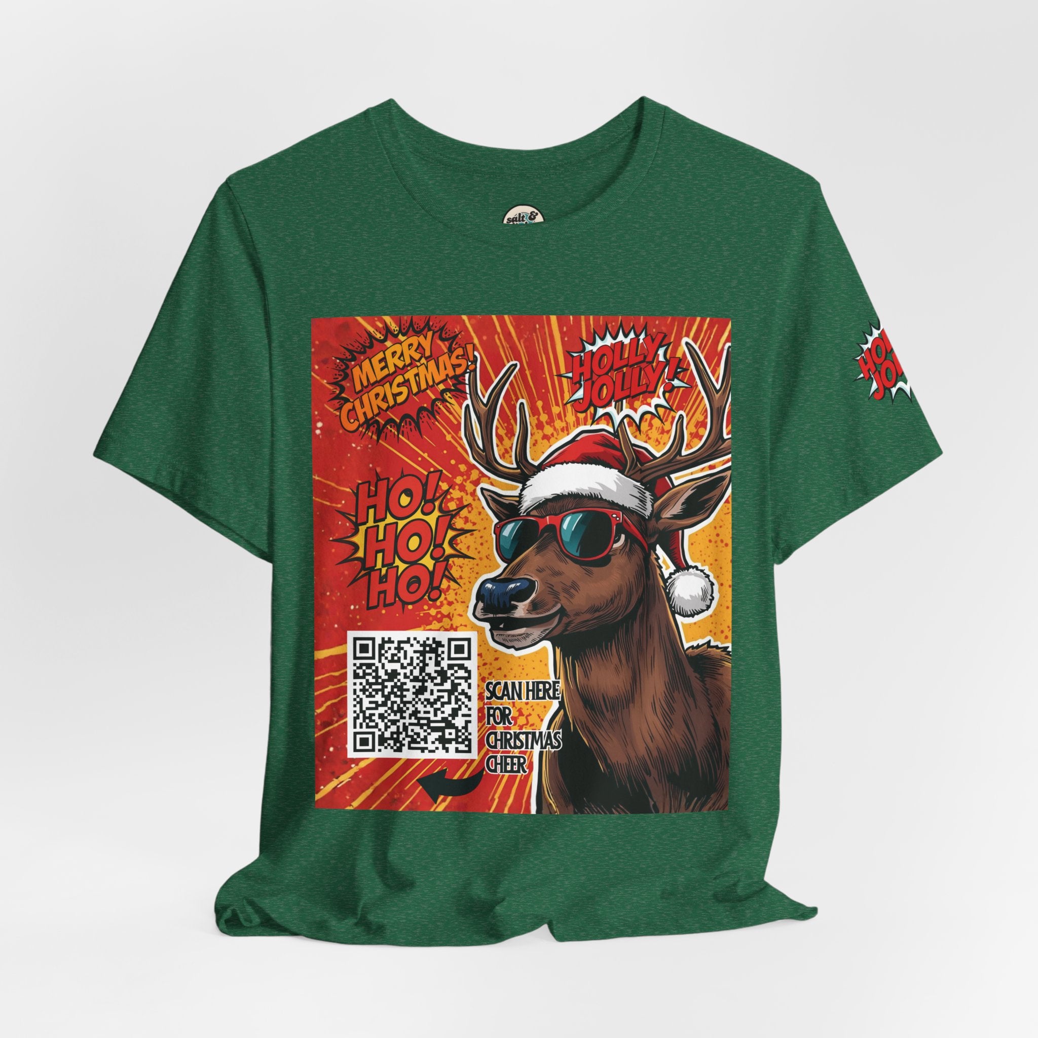 Run Run Rudolph Holiday Shirt w/ Spotify LinkPerfect for Gift, Casual Wear, Party, Humor, Vintage Style