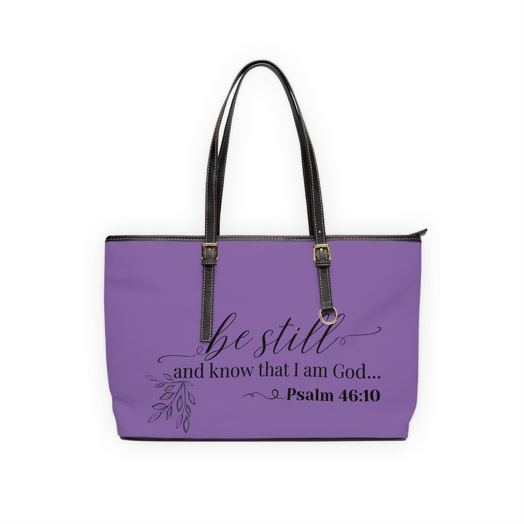 Stillness & Strength Handbag - PU Leather Shoulder Bag