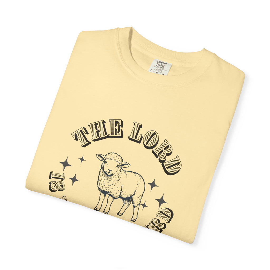 Sheperd Unisex Garment-Dyed T-shirt, Christian Tshirts, Christian Merchandise, Gifts for Church, Gifts for Christmas, Gifts for Birthdays, Christian Apparel