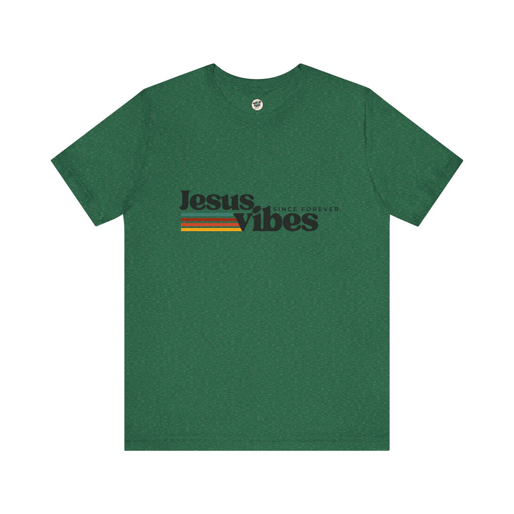 Jesus Vibes Tee, Perfect for Gift, Casual Wear, Christian Clothing, Gifts for Ministry, Christmas Gifts, Birthday Gifts, Gifts for Her, Gifts for Friends