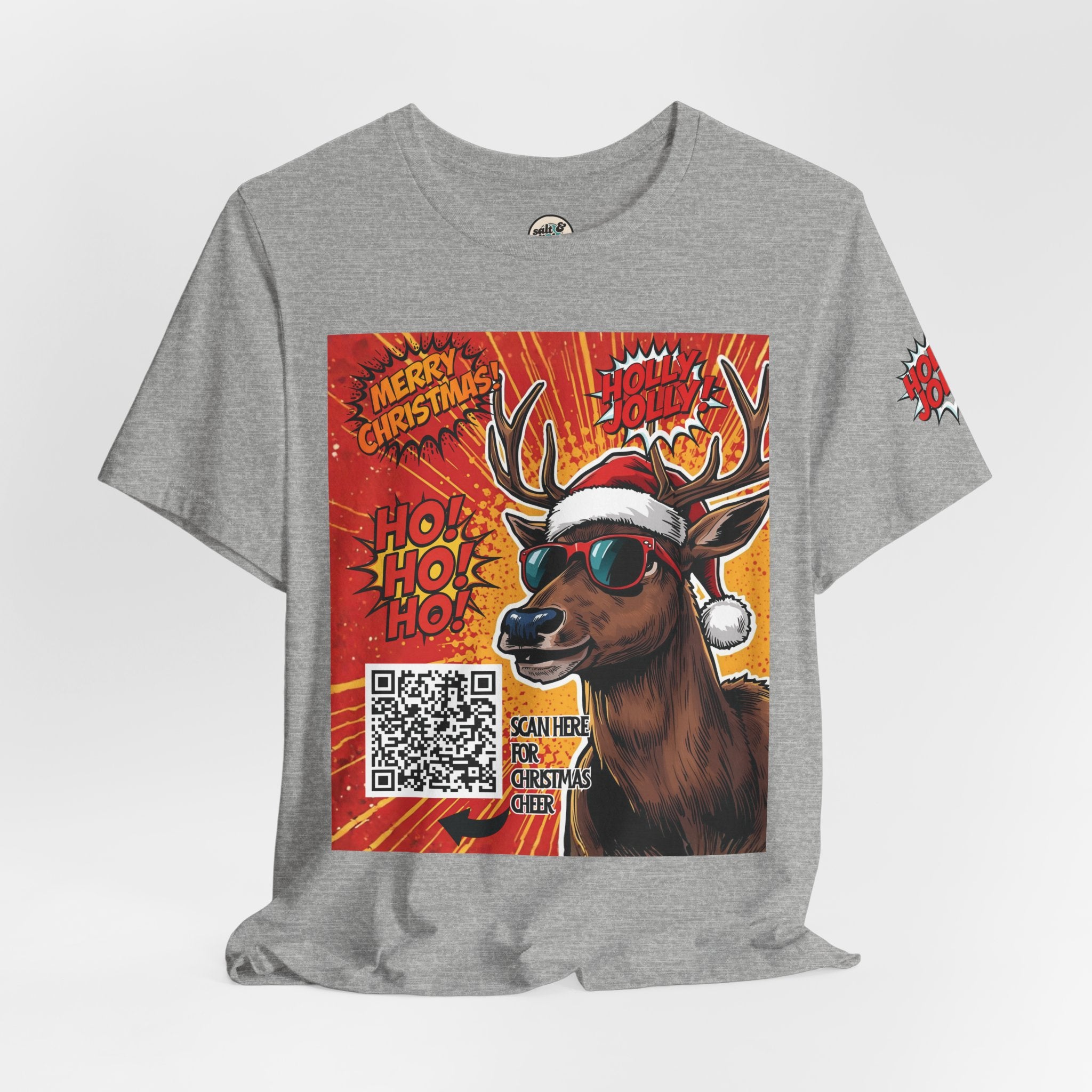 Run Run Rudolph Holiday Shirt w/ Spotify LinkPerfect for Gift, Casual Wear, Party, Humor, Vintage Style