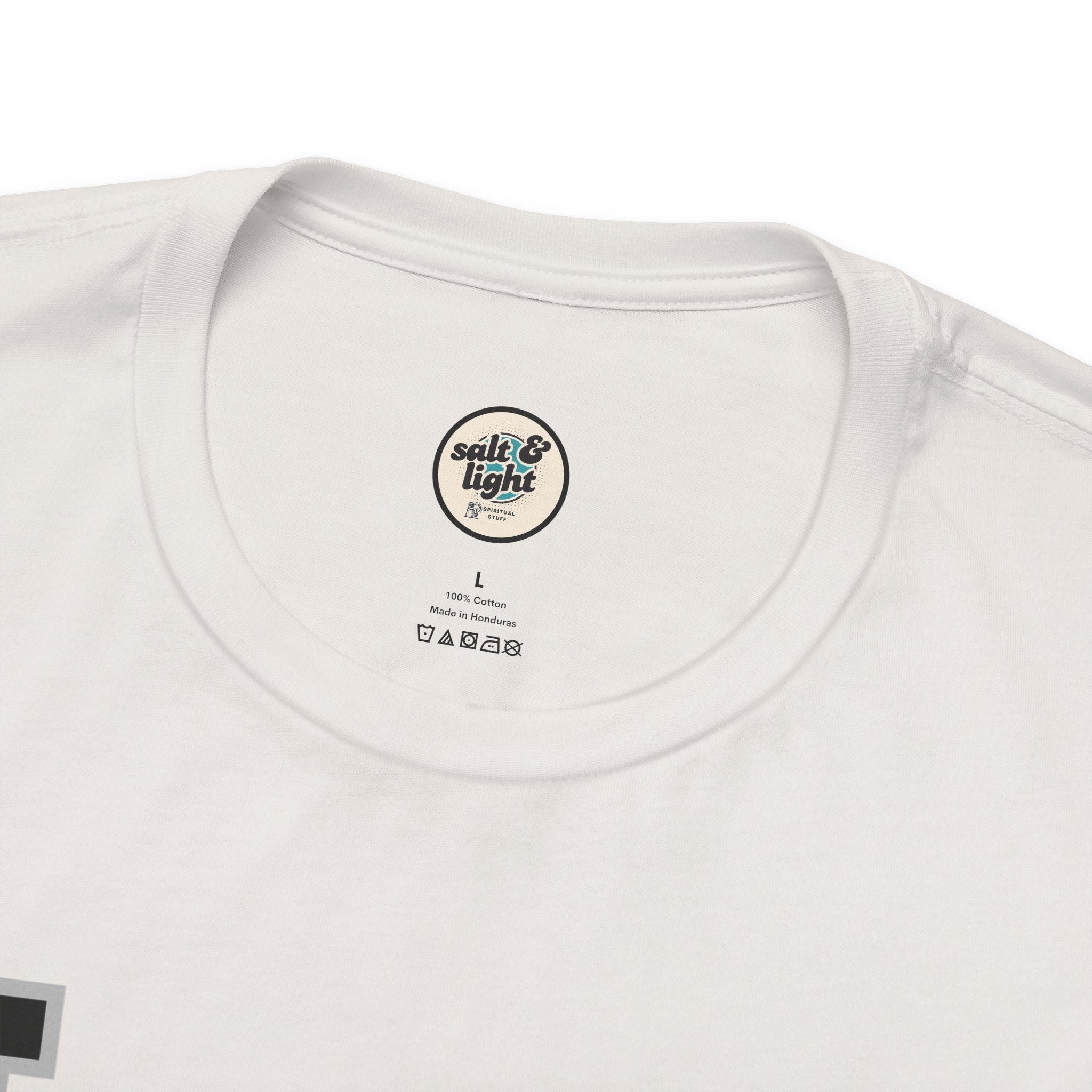 Be of Good Cheer John 16:33 Tee | Perfect for Gift, Casual Wear, Christian Clothing, Gifts for Ministry, Christmas Gifts, Birthday Gifts, Gifts for Her, Gifts for Friends