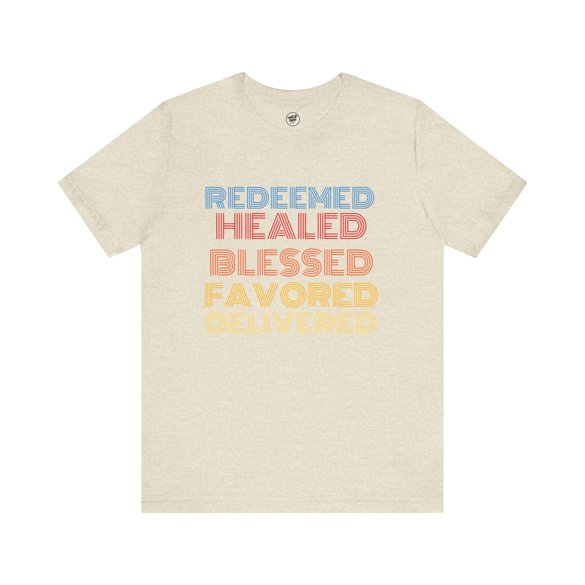Redeemed Tee, Perfect for Gift, Casual Wear, Christian Clothing, Gifts for Ministry, Christmas Gifts, Birthday Gifts, Gifts for Her, Gifts for Friends